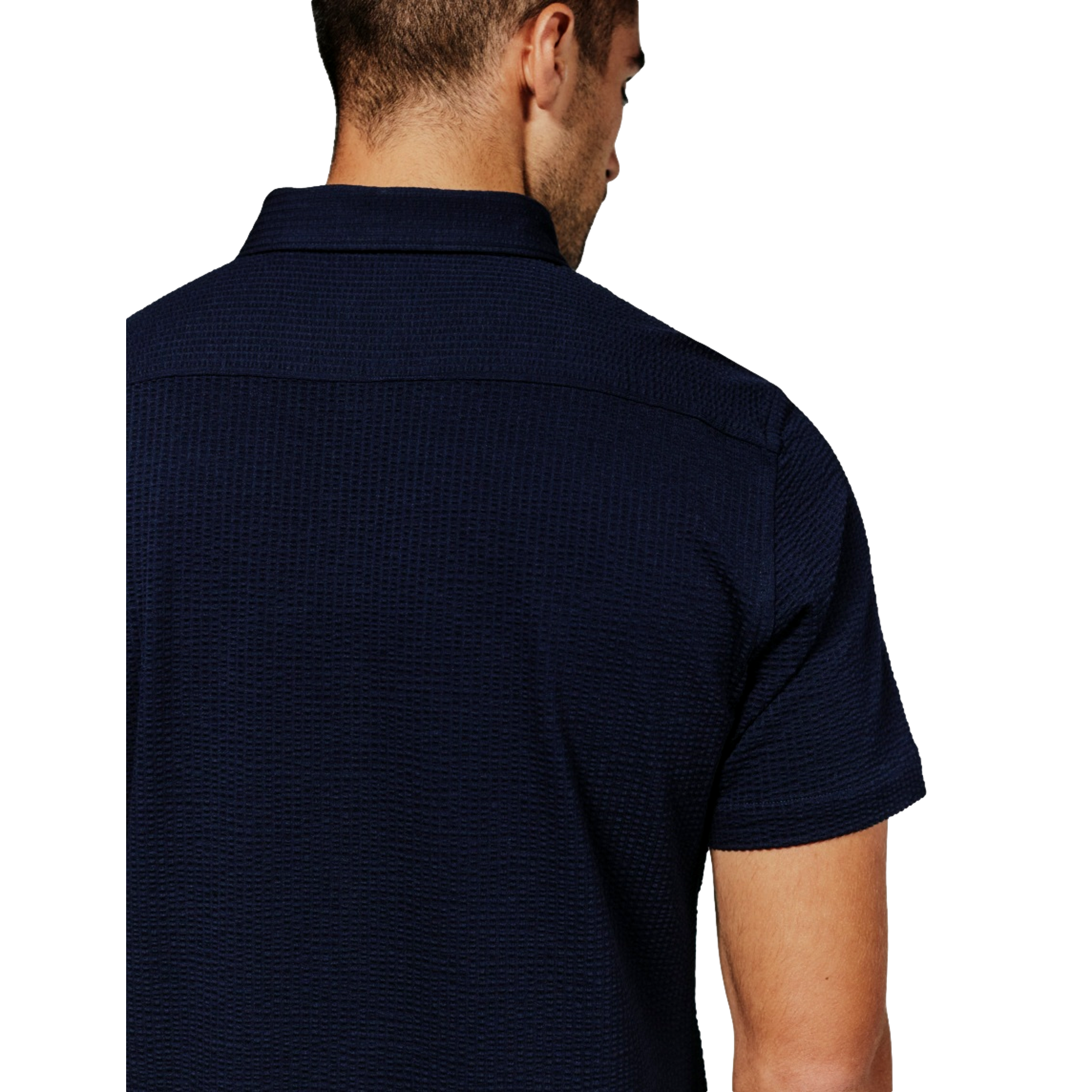 Seersucker Men's Bennet Short Sleeve Golf Polo Shirt