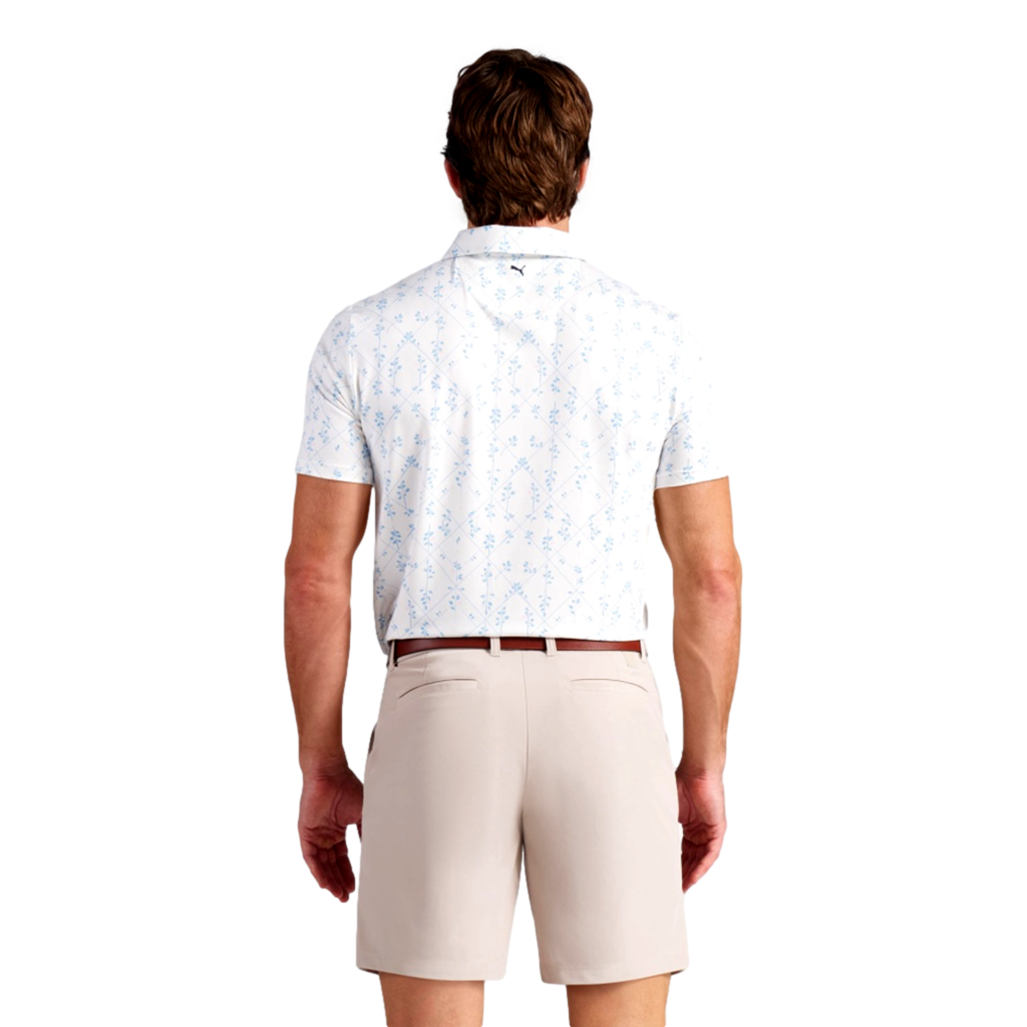 CLOUDSPUN Argle Bloom Men's Golf Polo Shirt