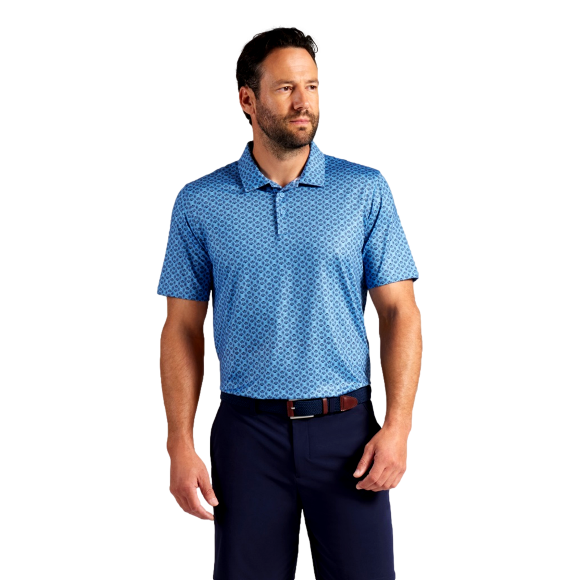 MATTR Scallop Men's Golf Polo Shirt