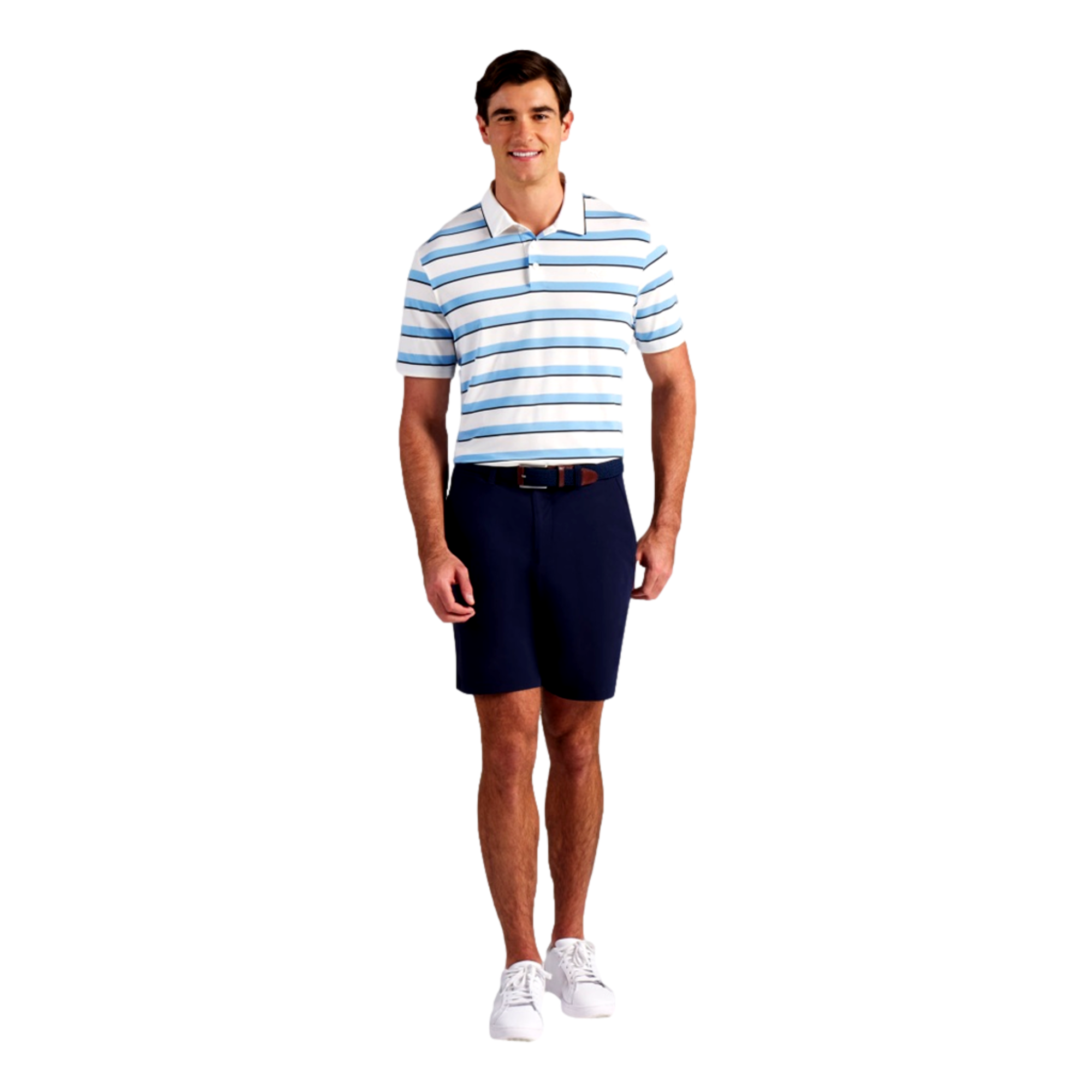 CLOUDSPUN Stripe Men's Golf Polo Shirt