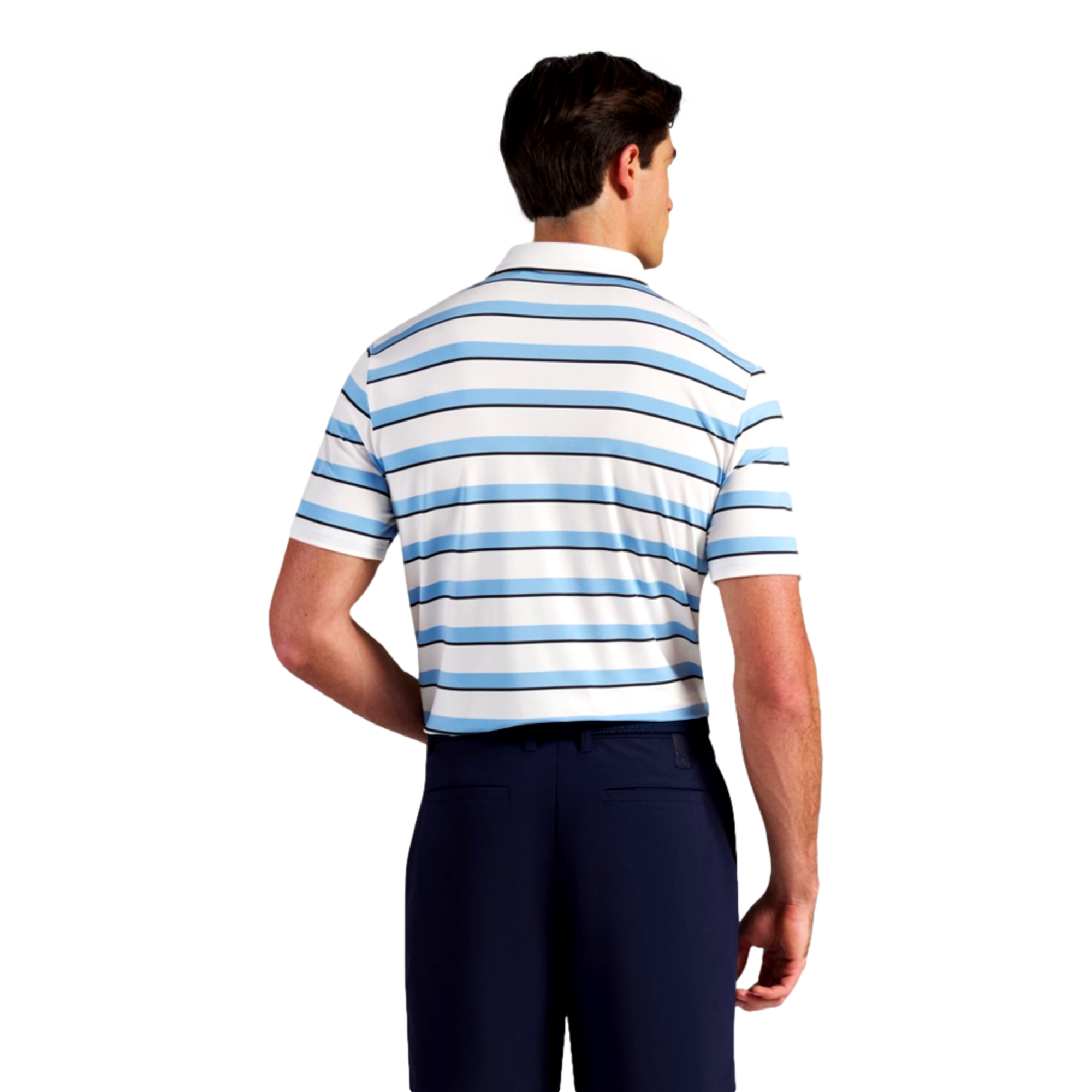 CLOUDSPUN Stripe Men's Golf Polo Shirt