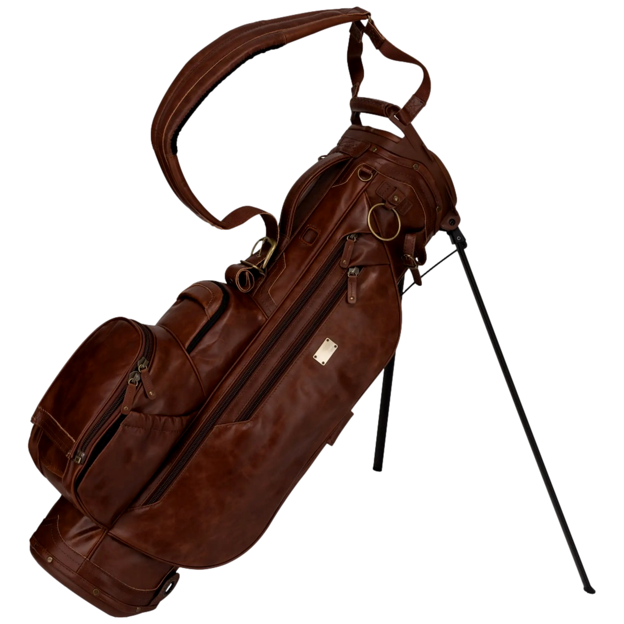 Leather Legacy Stand Golf Bag