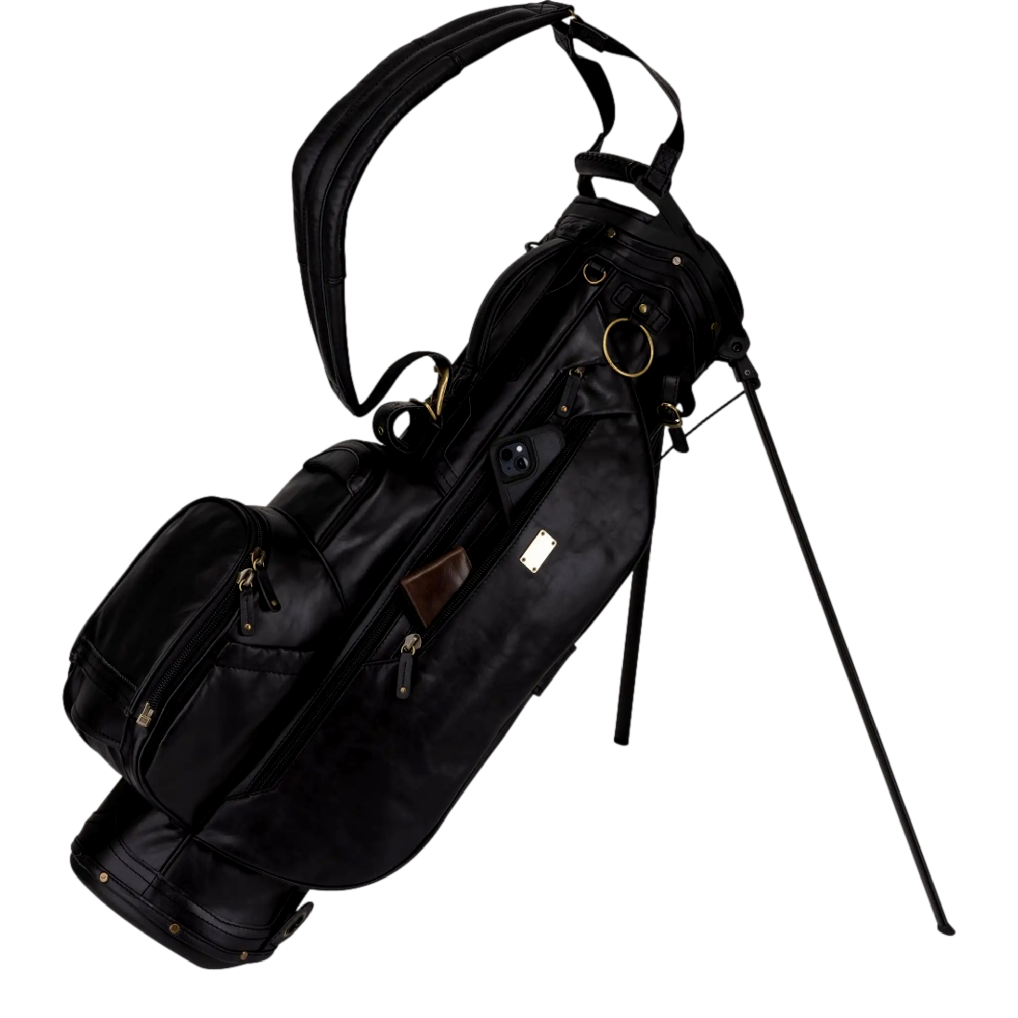 Leather Legacy Stand Golf Bag
