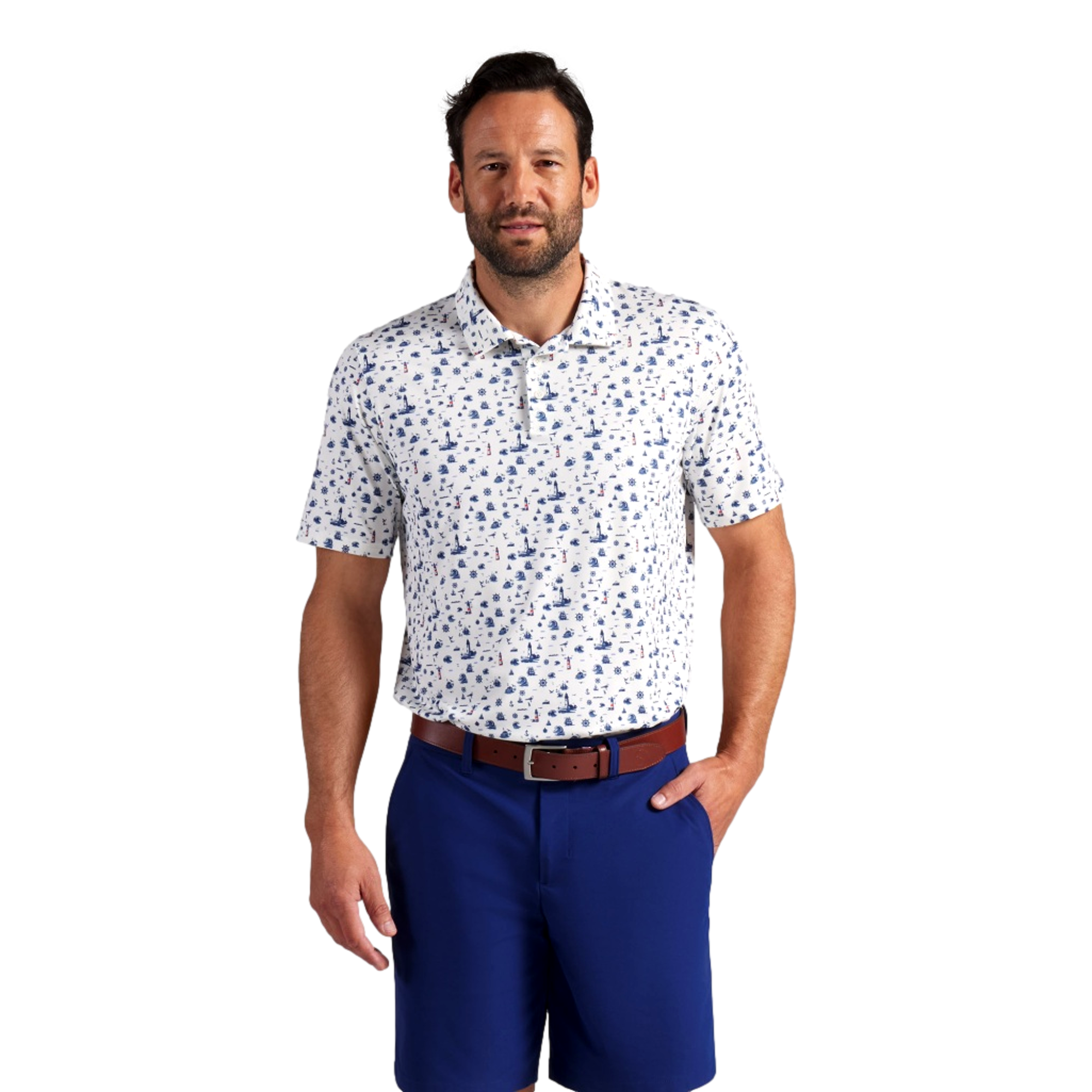 MATTR Lighthouse Men's Golf Polo Shirt