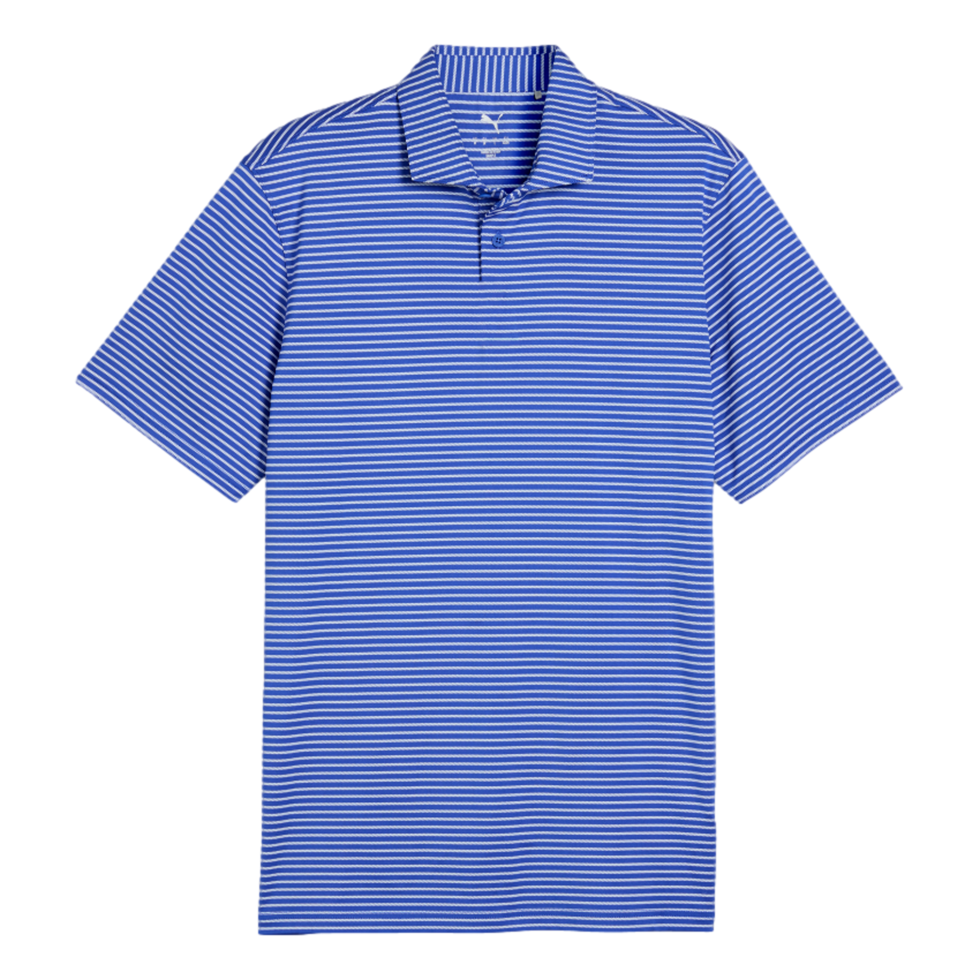 MATTR Brr Striped Men's Golf Polo Shirt