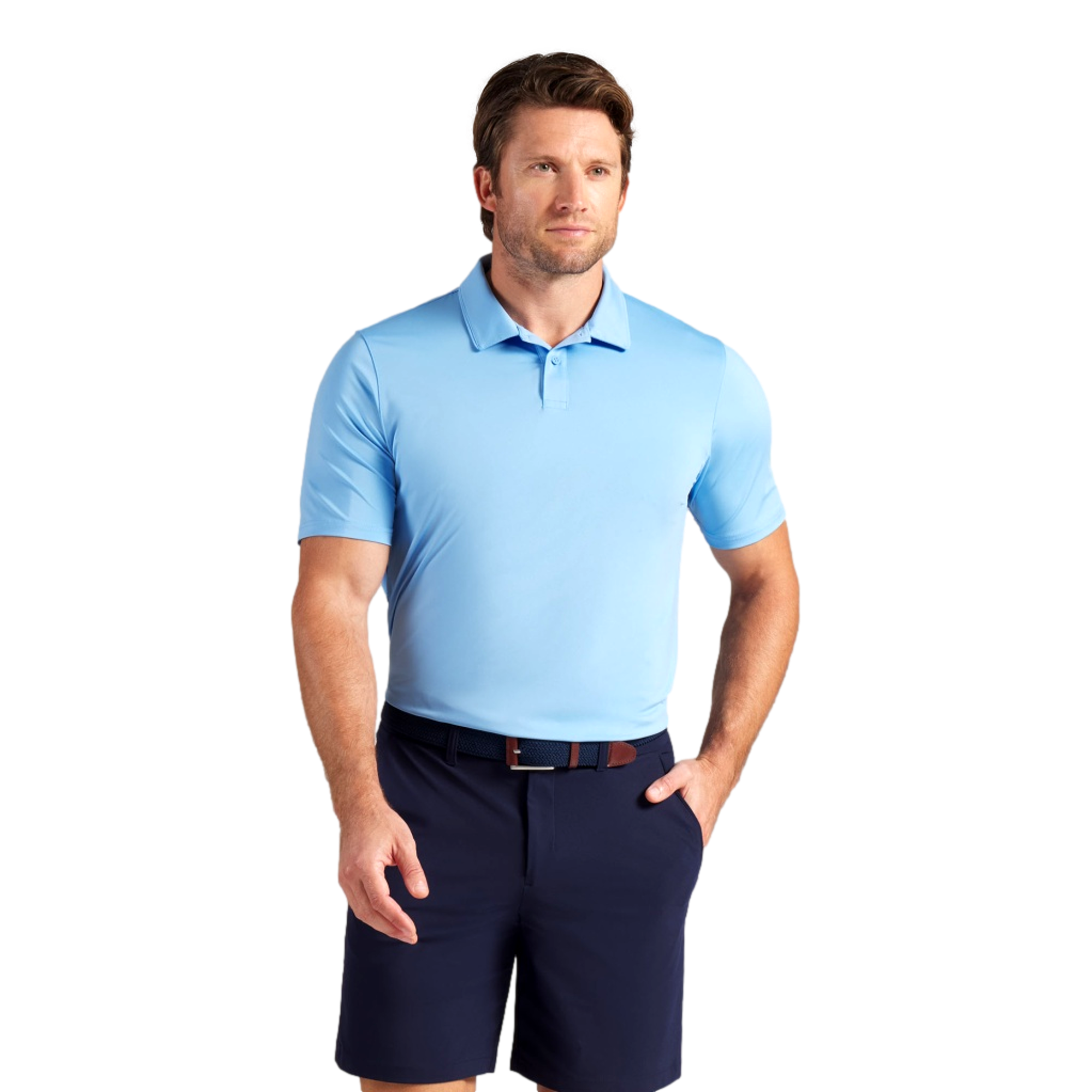MATTR Brigade Men's Short Sleeve Golf Polo Shirt