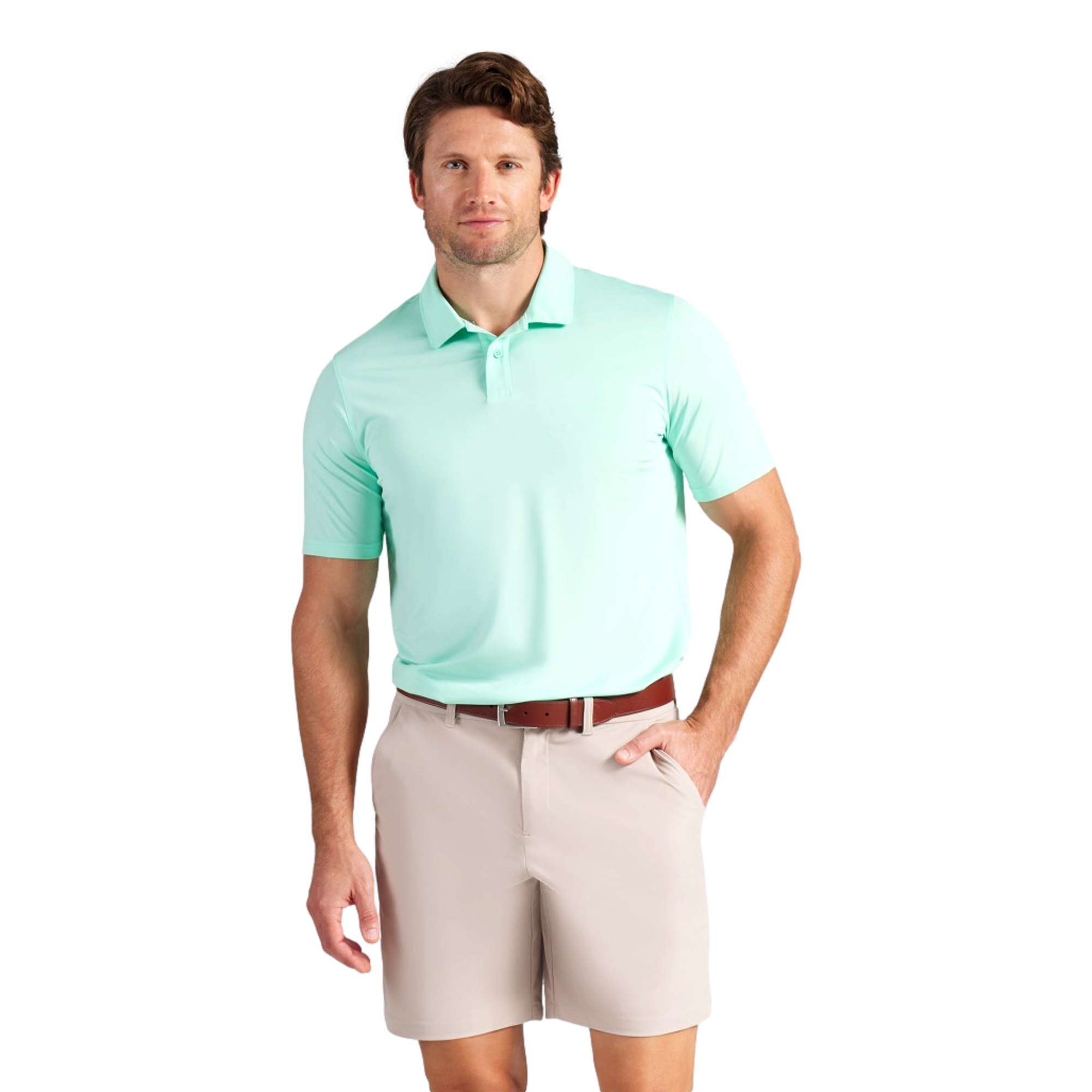 MATTR Brigade Men's Short Sleeve Golf Polo Shirt