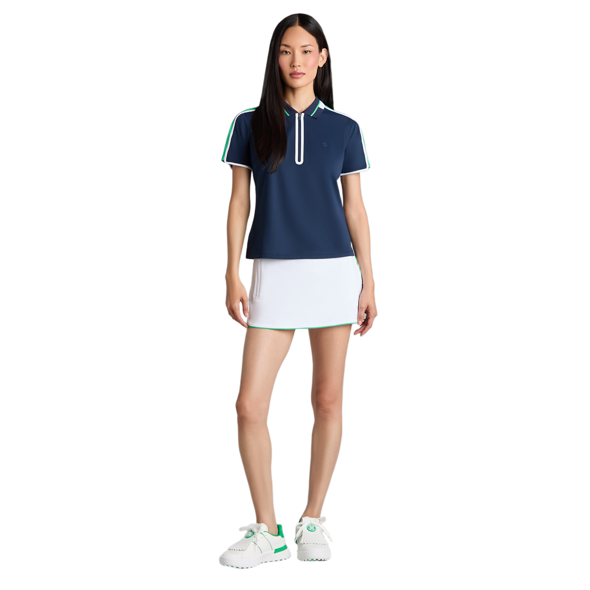 3D Pique Tulip Hem Women's 15" Golf Skort