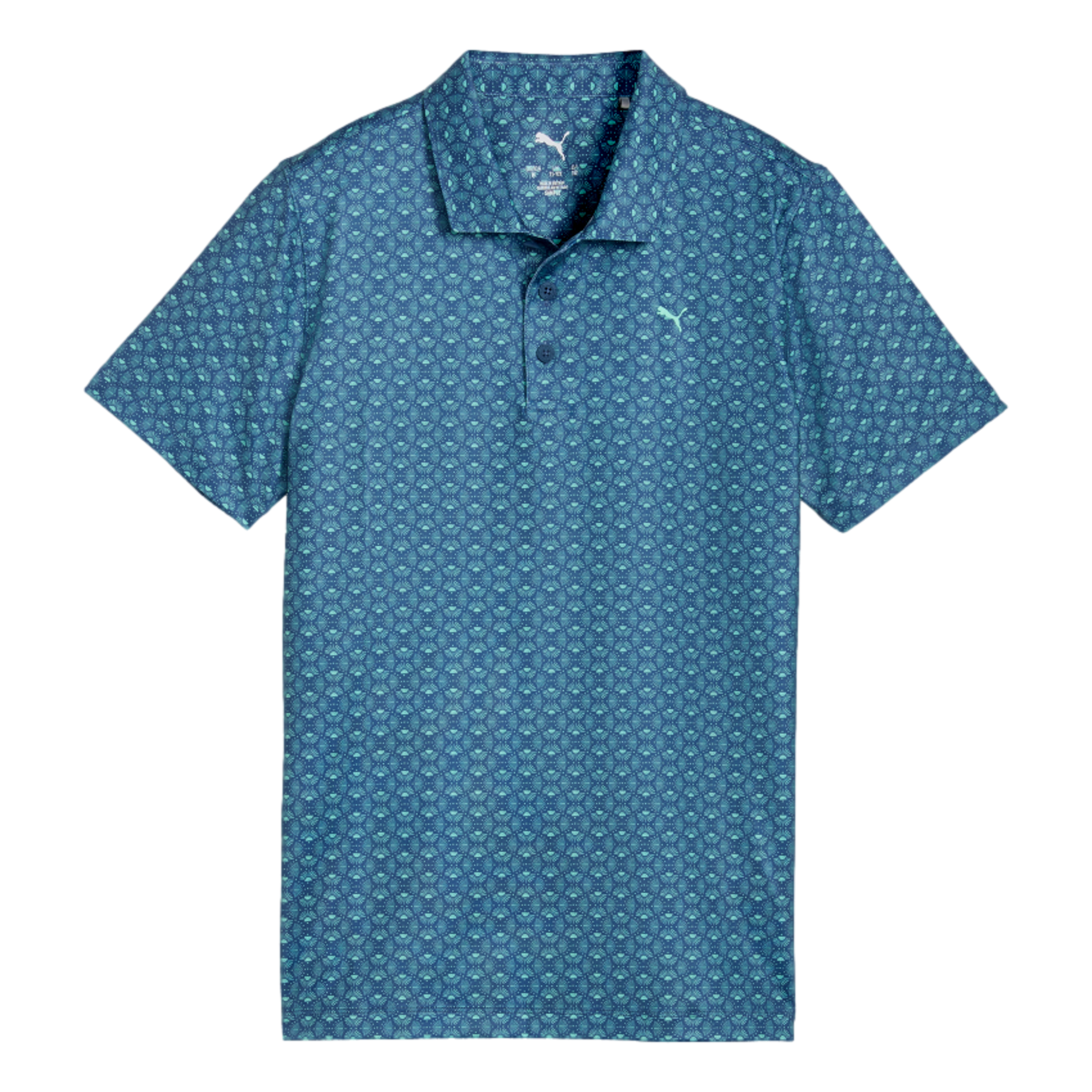MATTR Scallop Boys Short Sleeve Golf Polo Shirt