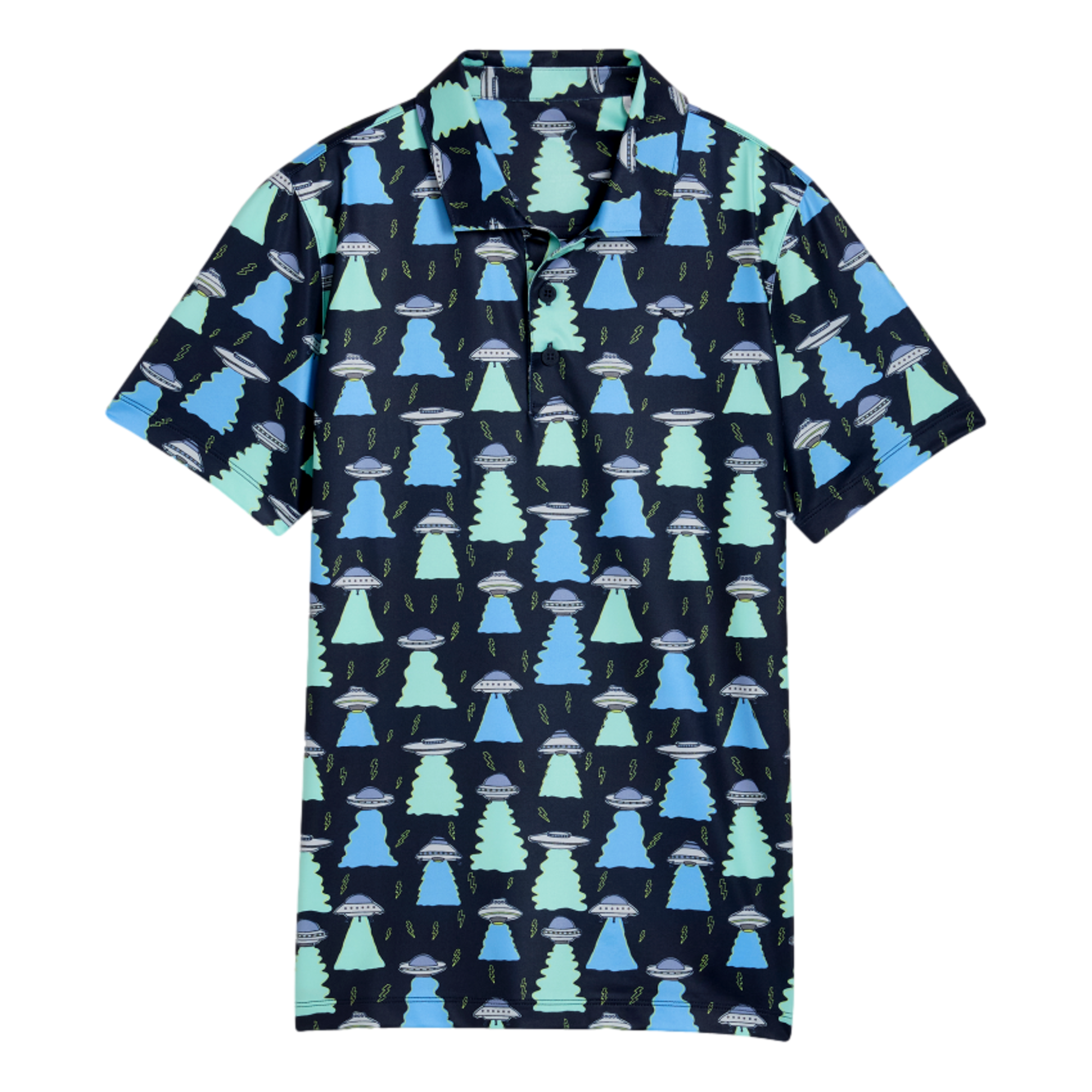 MATTR UFO Boys Junior Golf Polo Shirt