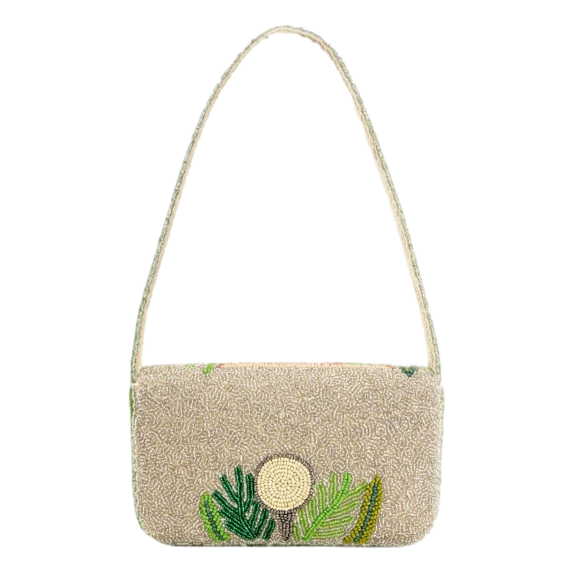 Tropi Golf Cart Beaded Shoulder Bag