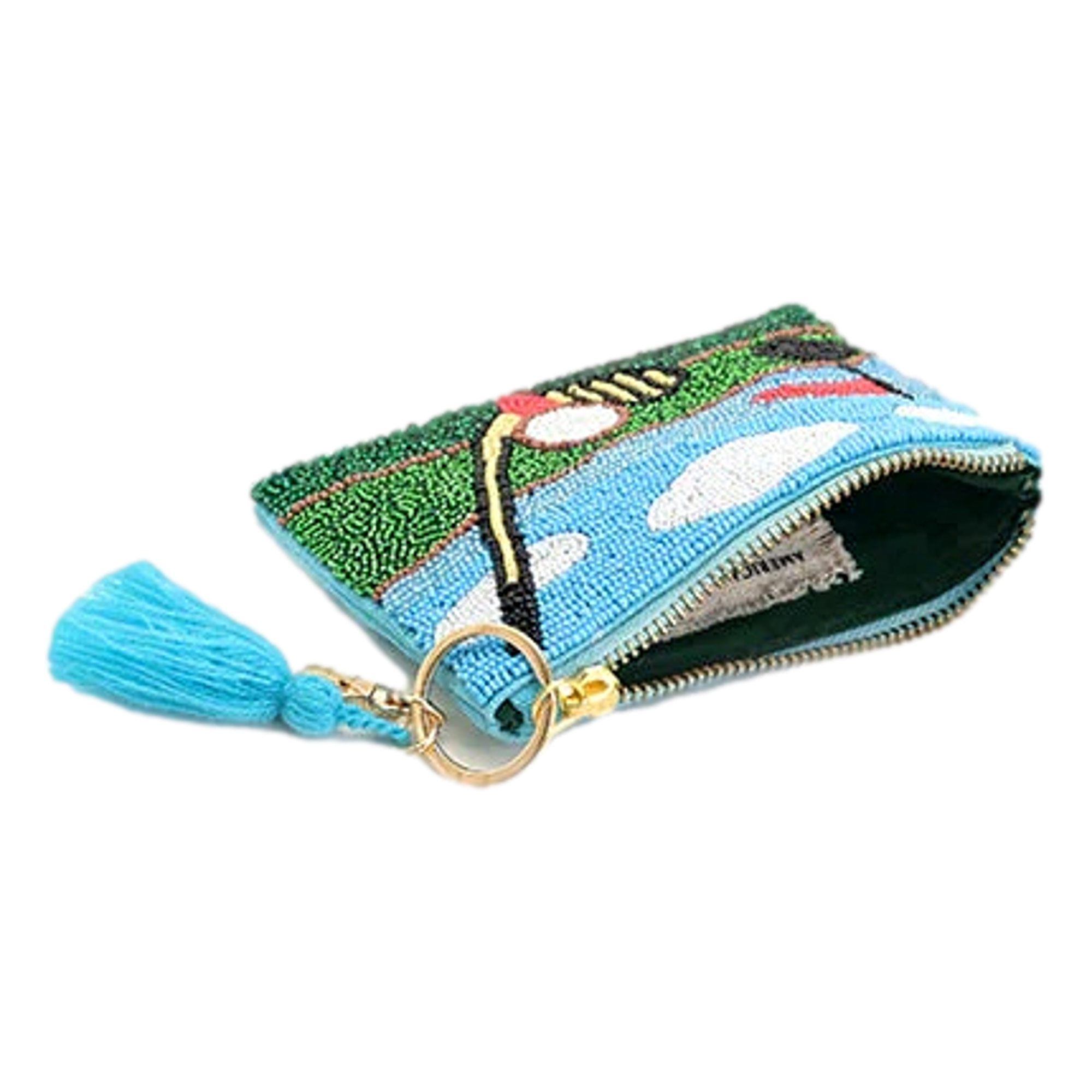 Cart Couture Beaded Golf Pouch Bag