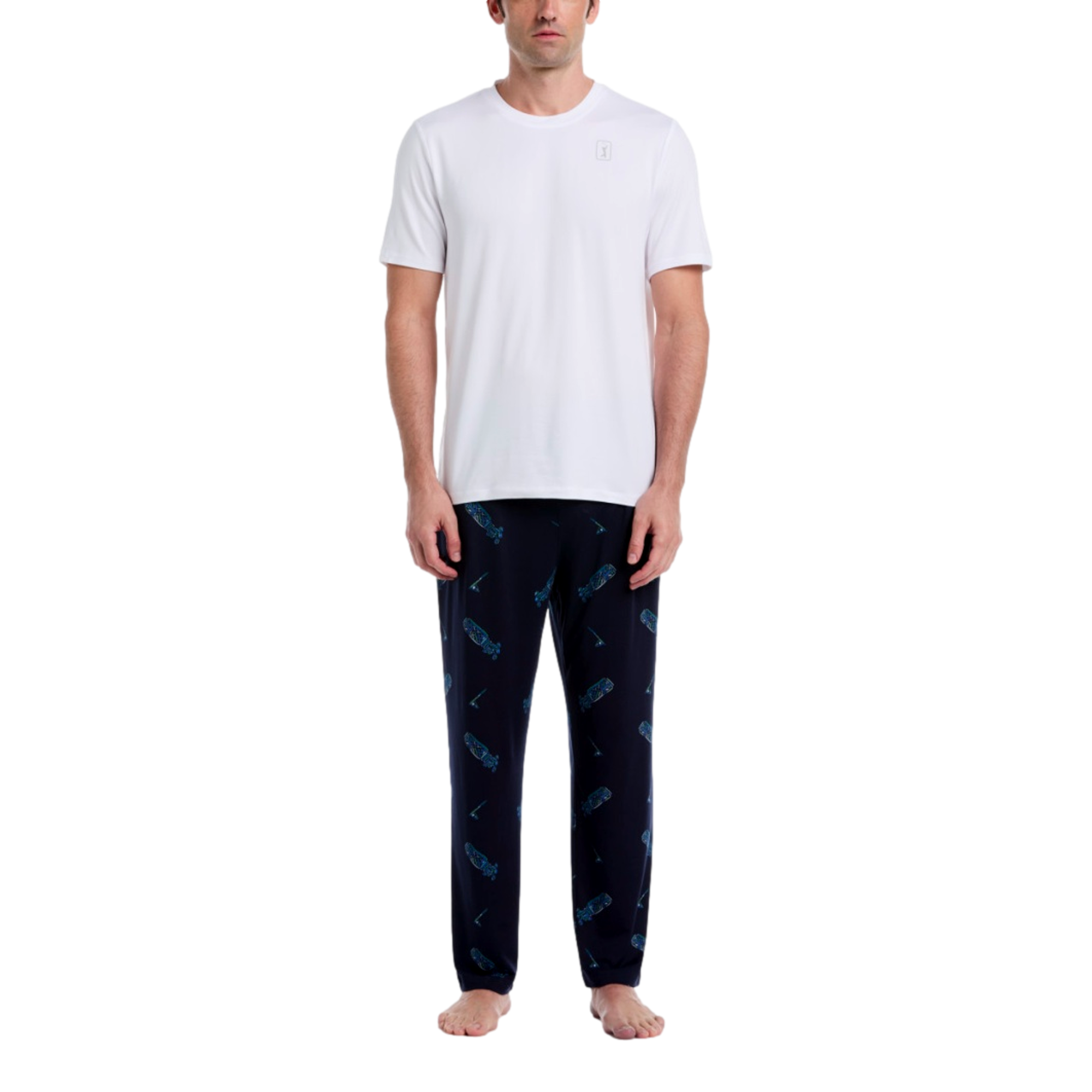Soft Touch Neon Golf Bags Men's Pajama Pants