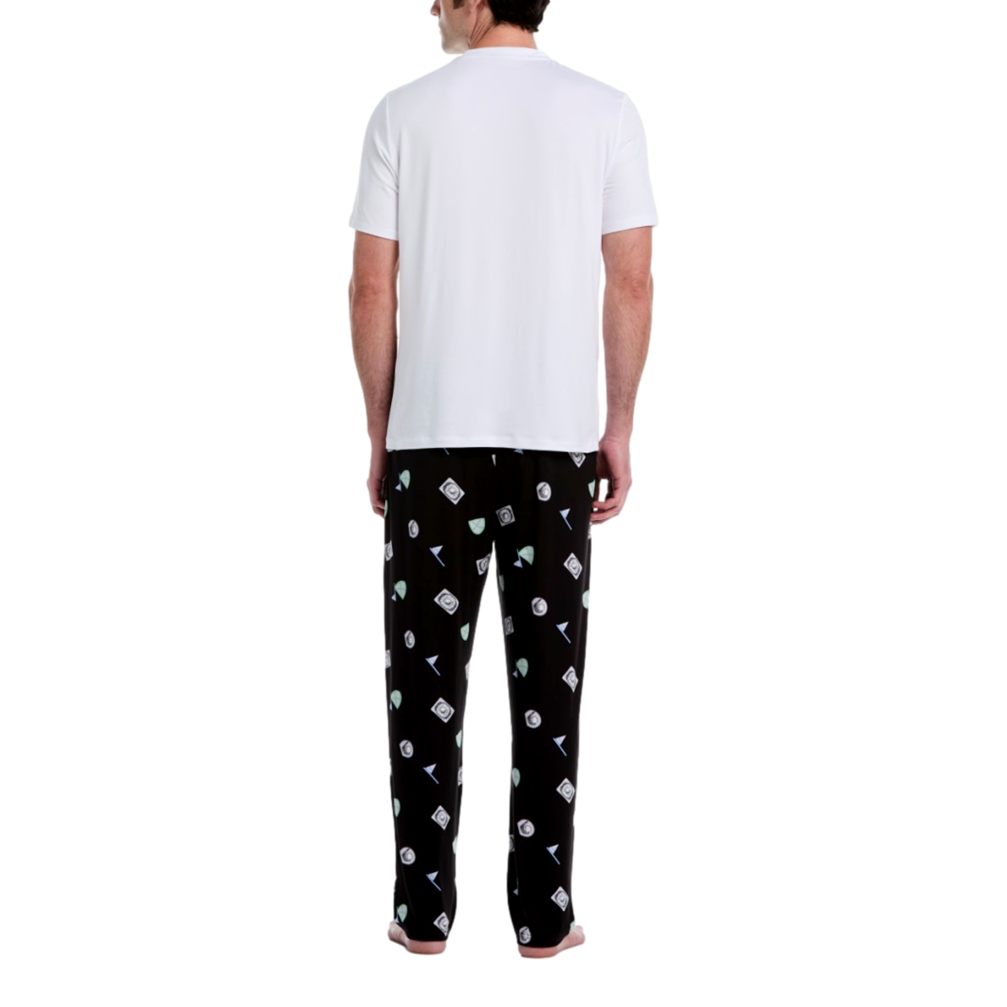 Soft Touch Golf Motif Men's Pajama Pants