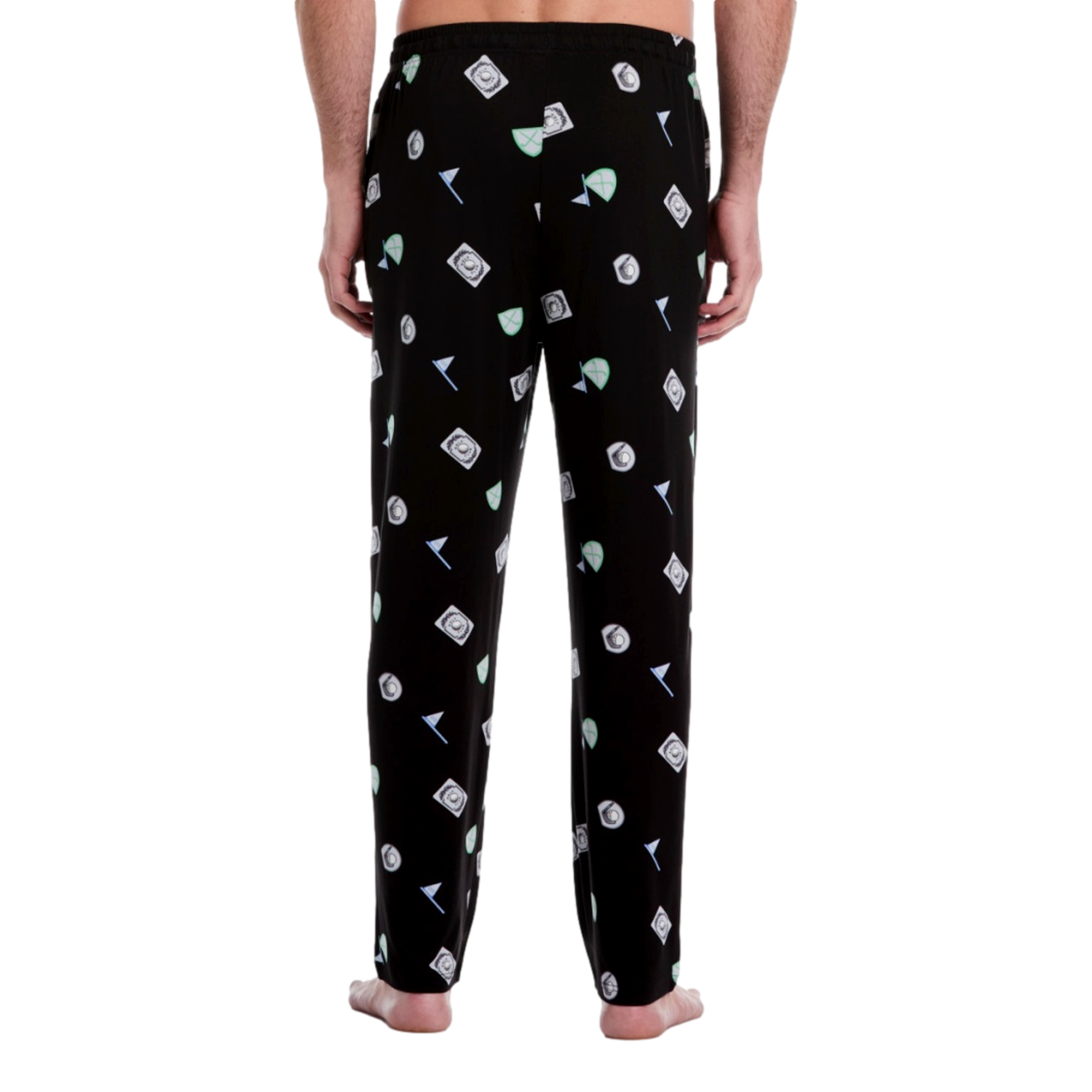 Soft Touch Golf Motif Men's Pajama Pants