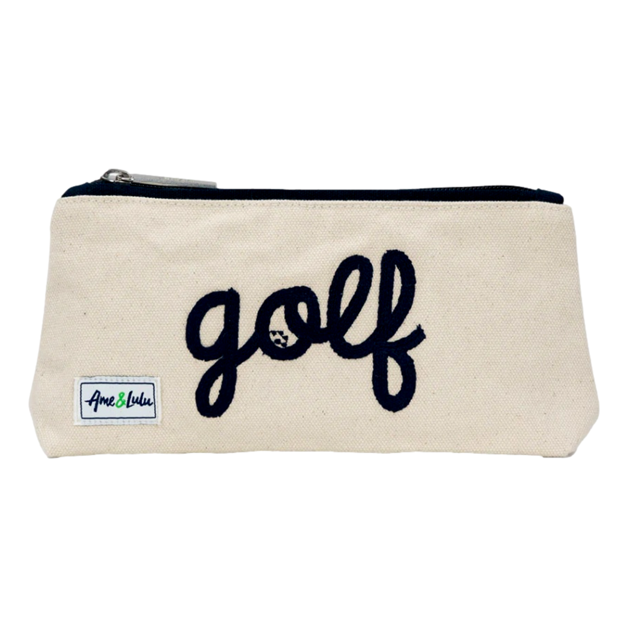 Golf Stitched Cosmetic Case Bag