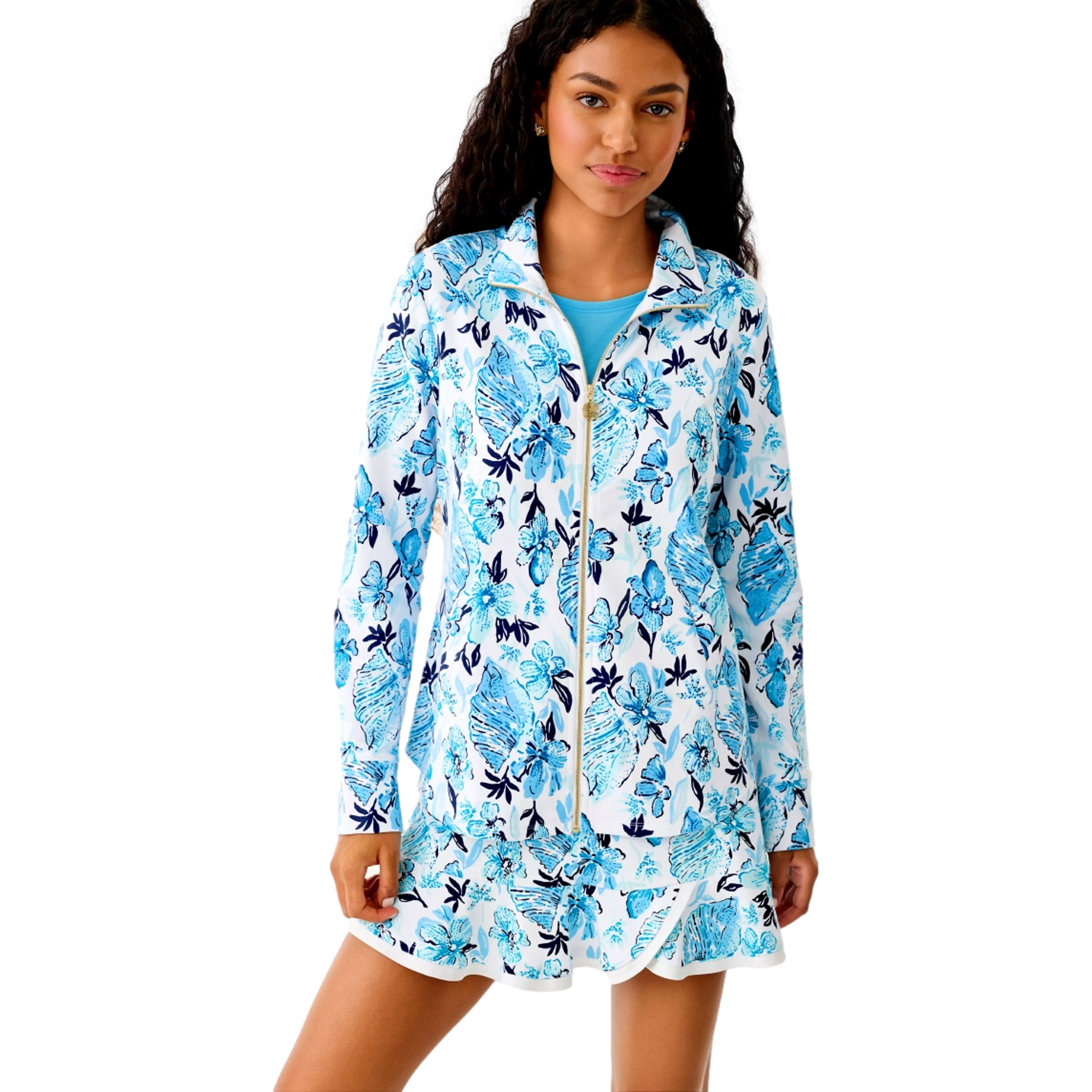 UPF50+ Leona Full Zip Women's Golf Jacket