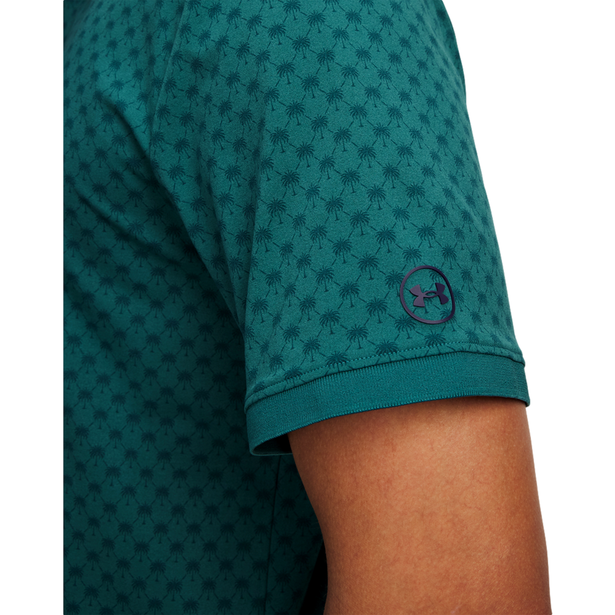 UA Drive Printed Rib Men's Golf Polo Shirt
