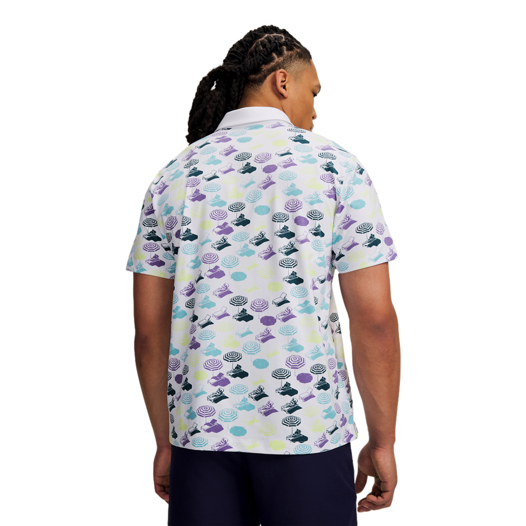 UA Drive Printed Men's Golf Polo Shirt