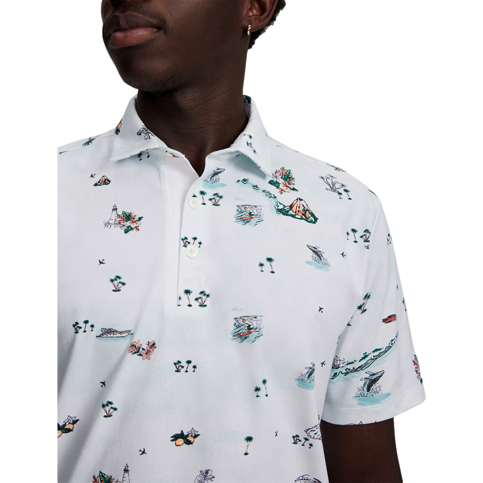 Augusta Golf Trip Pique Men's Golf Polo Shirt