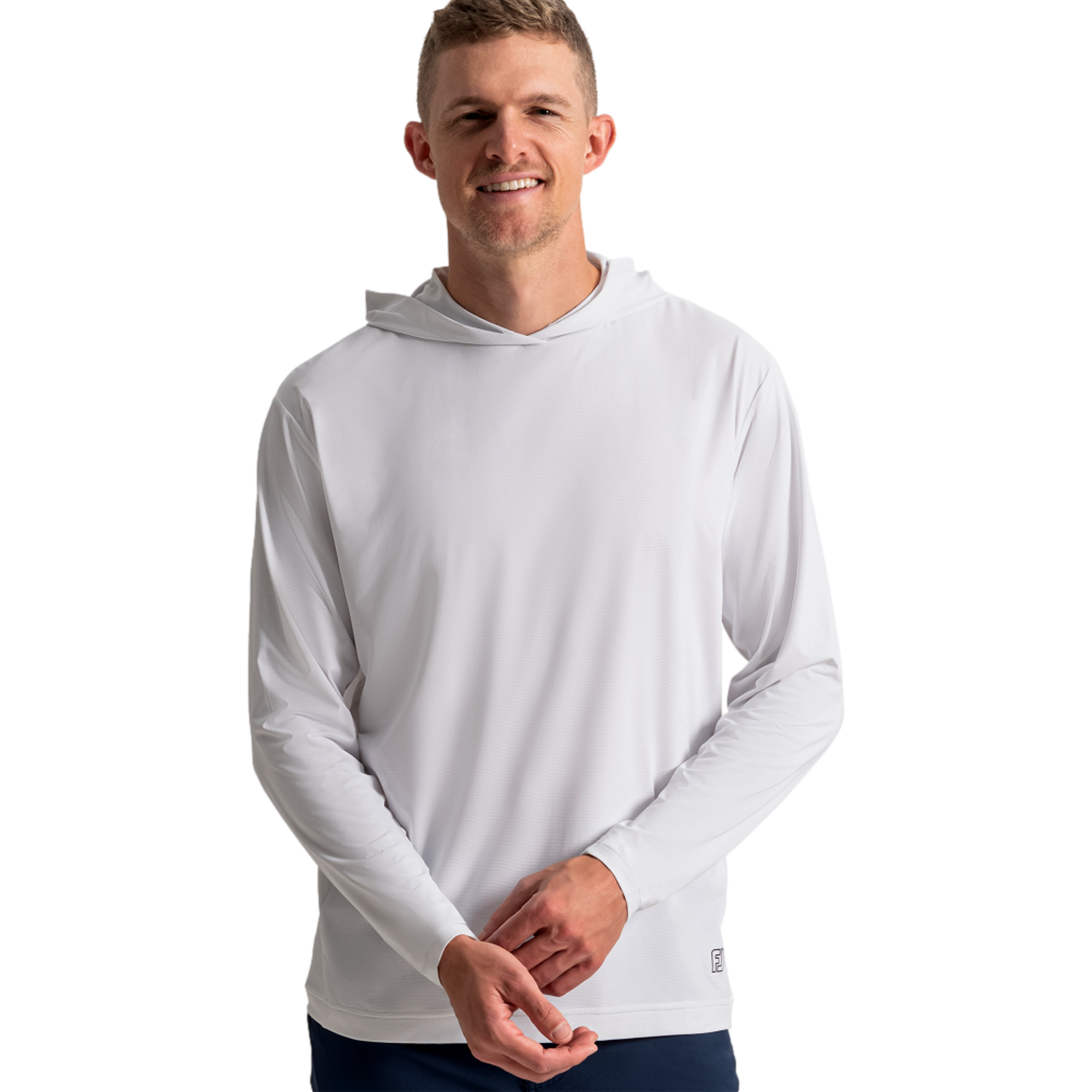 FootJoy Men's TempoSeries Sun Hoodie White - Size: Small