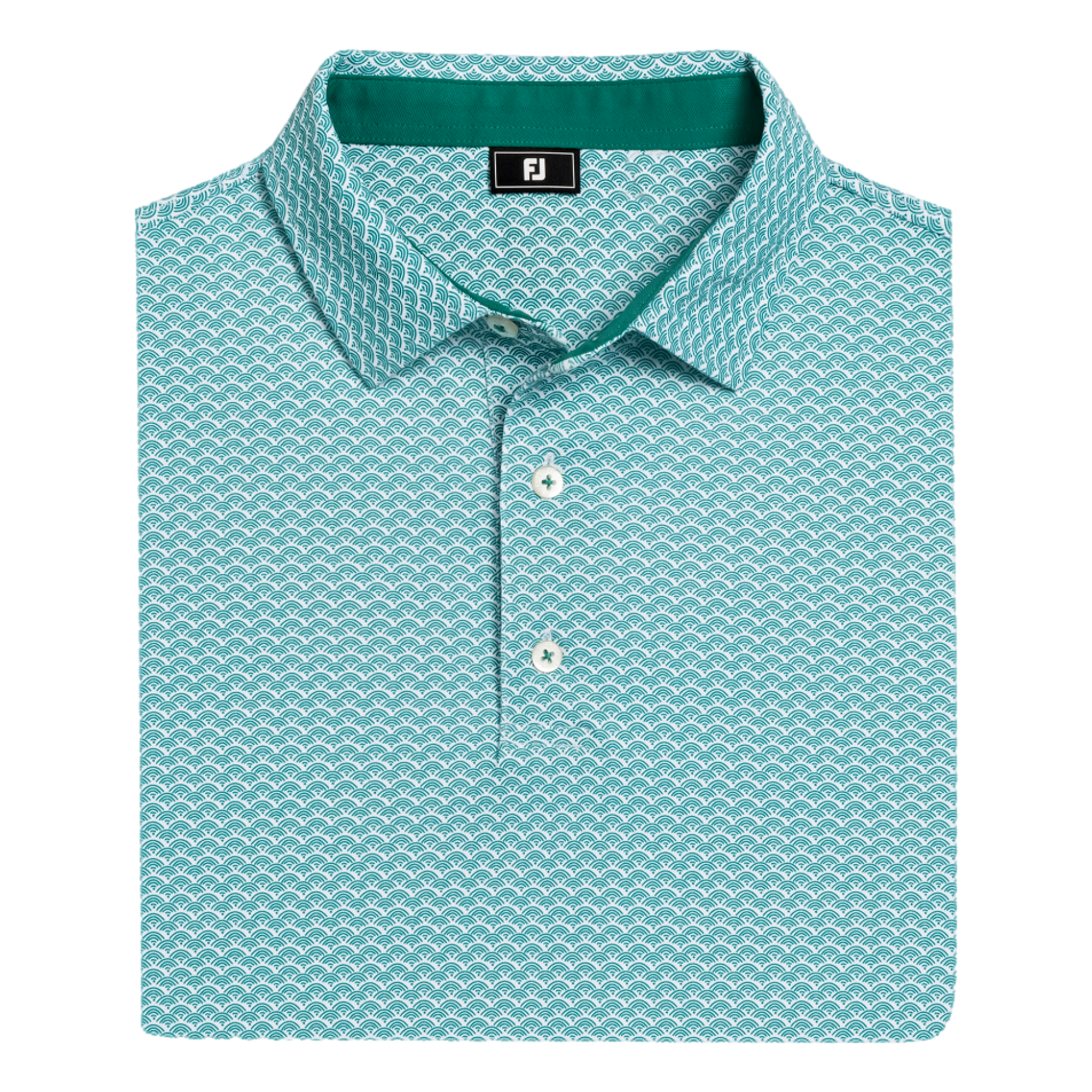 Scallop Gio Pique Men's Golf Polo Shirt