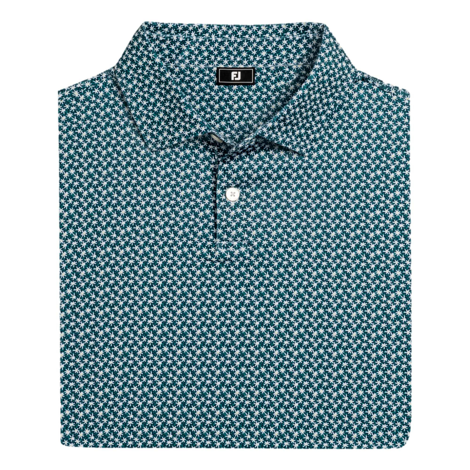 Floral Marak Lisle Men's Golf Polo Shirt