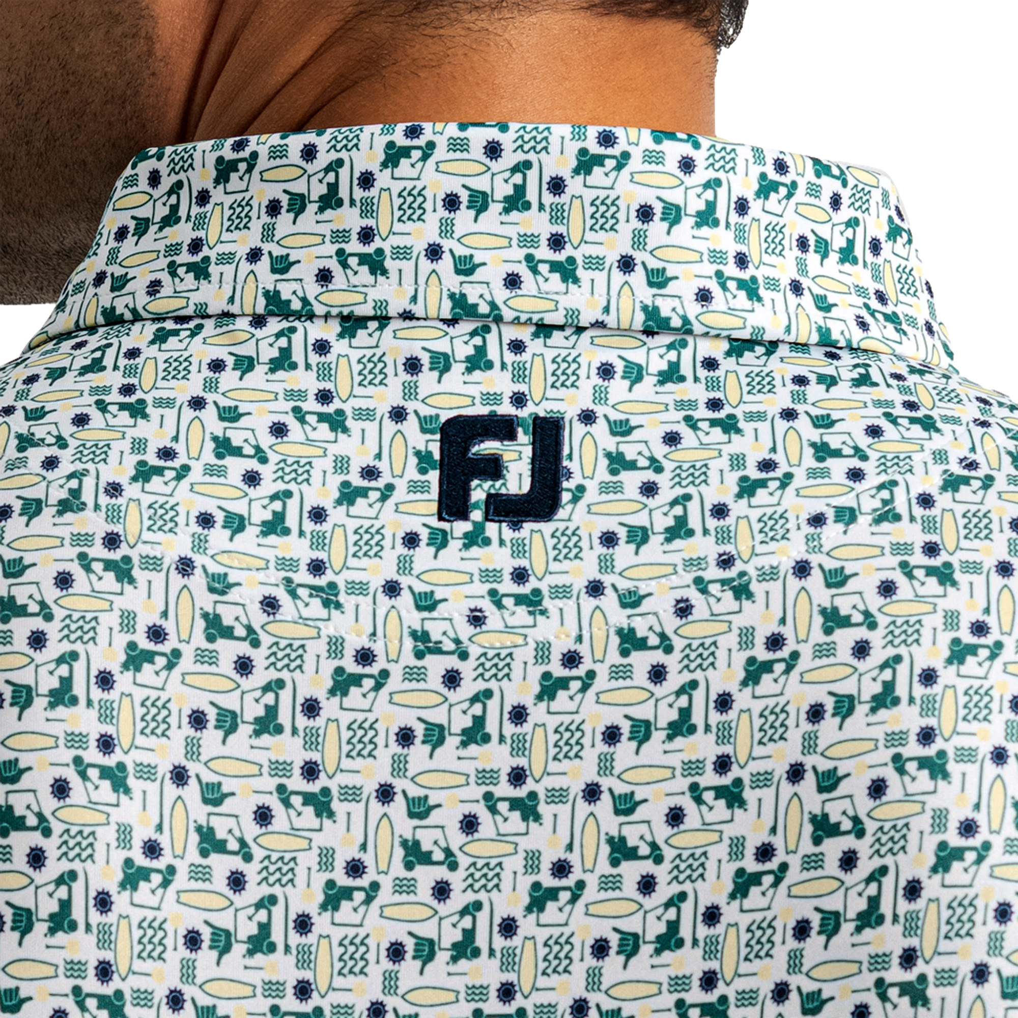 Surfs Up Lisle Men's Golf Polo Shirt