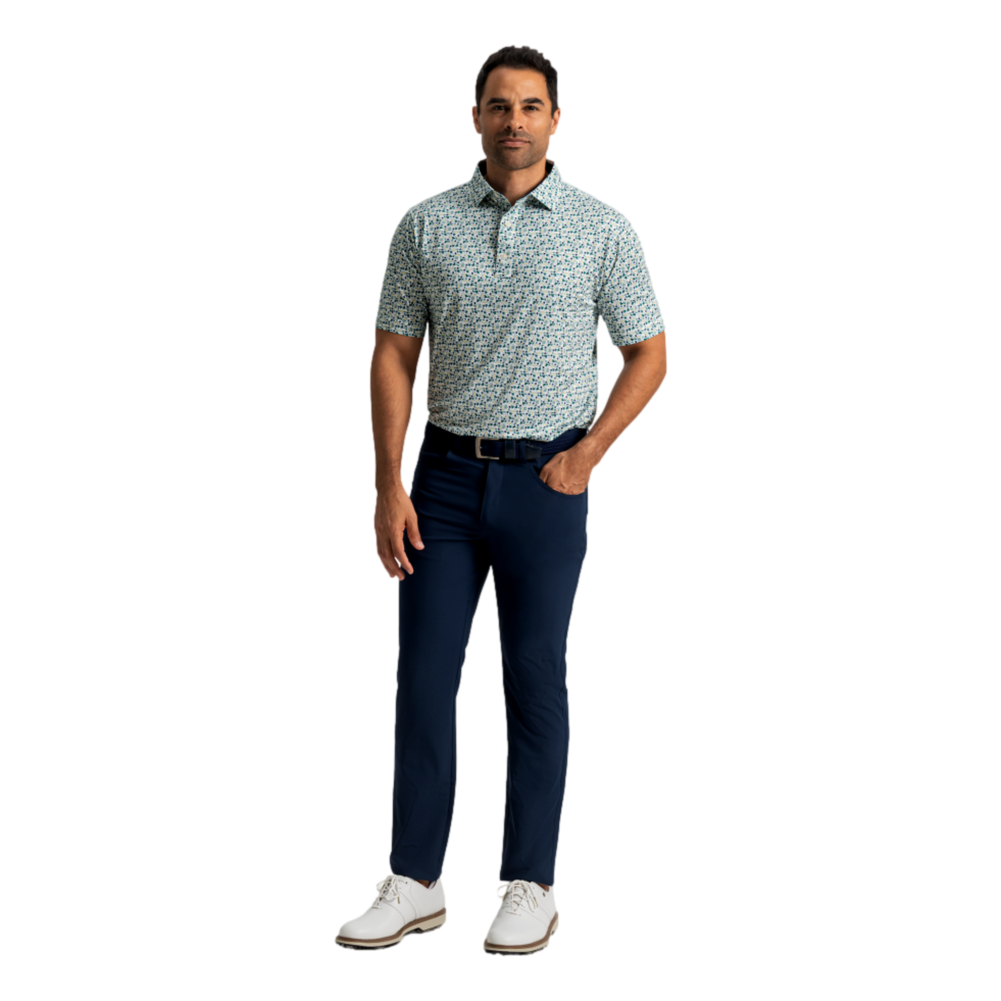 Surfs Up Lisle Men's Golf Polo Shirt