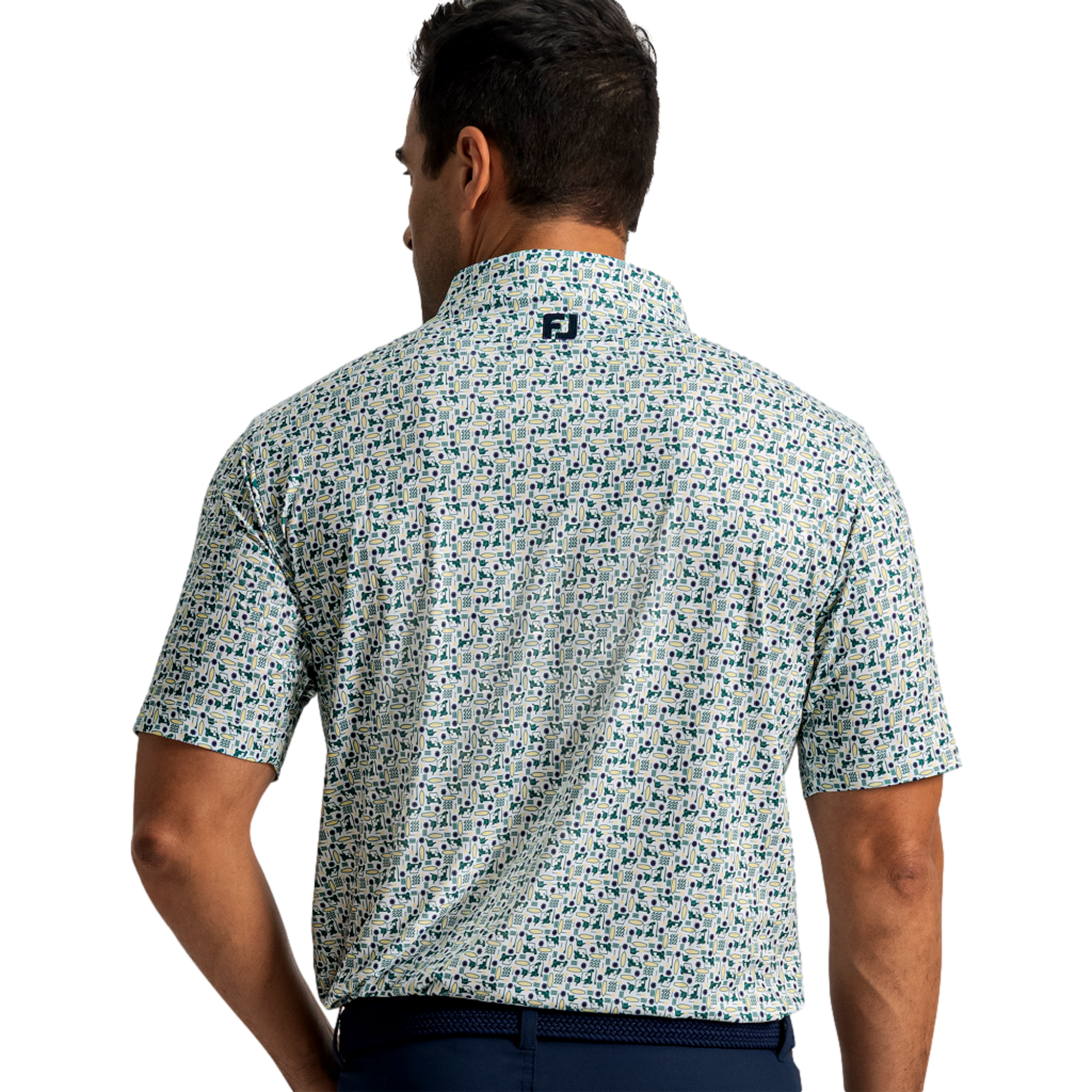 Surfs Up Lisle Men's Golf Polo Shirt