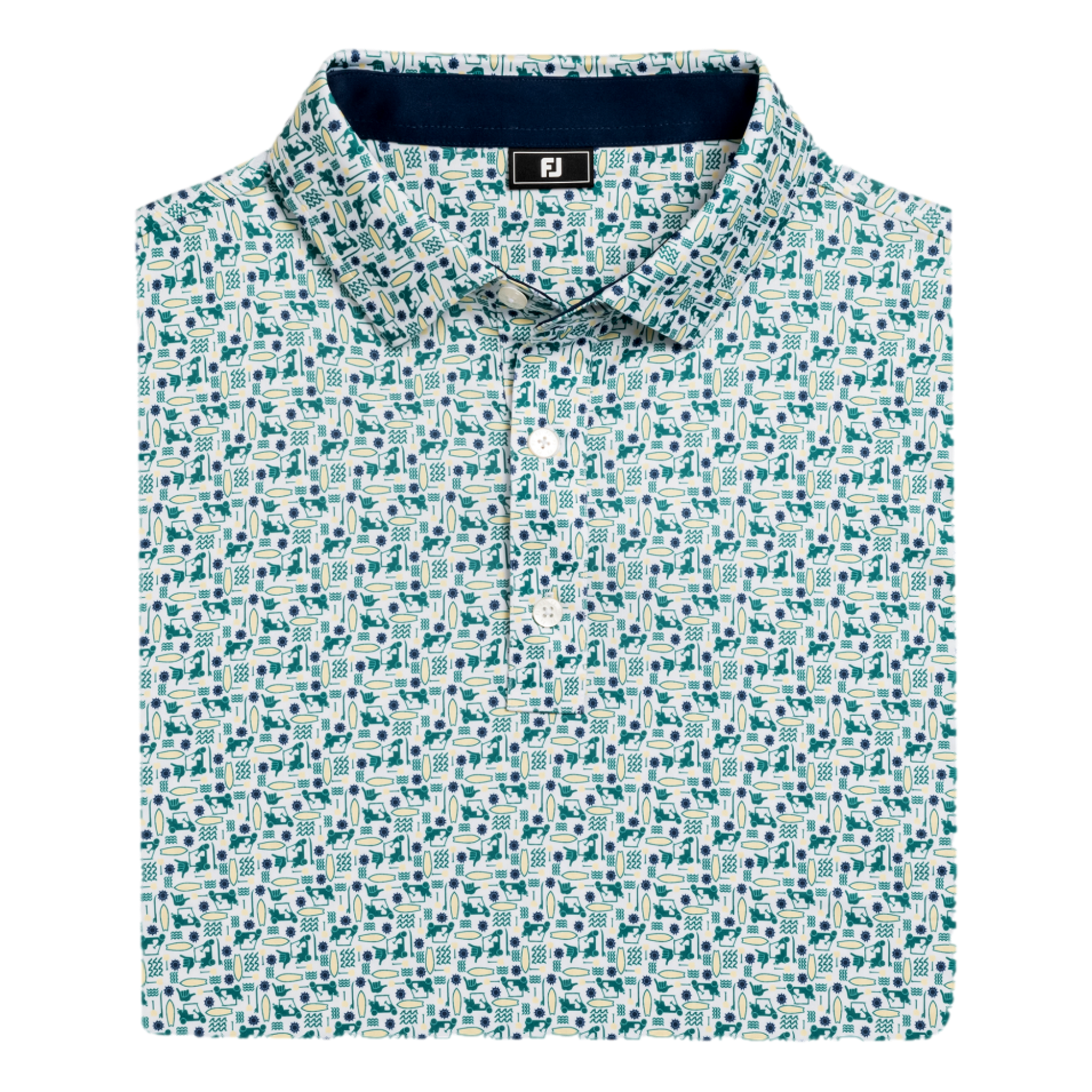 Surfs Up Lisle Men's Golf Polo Shirt