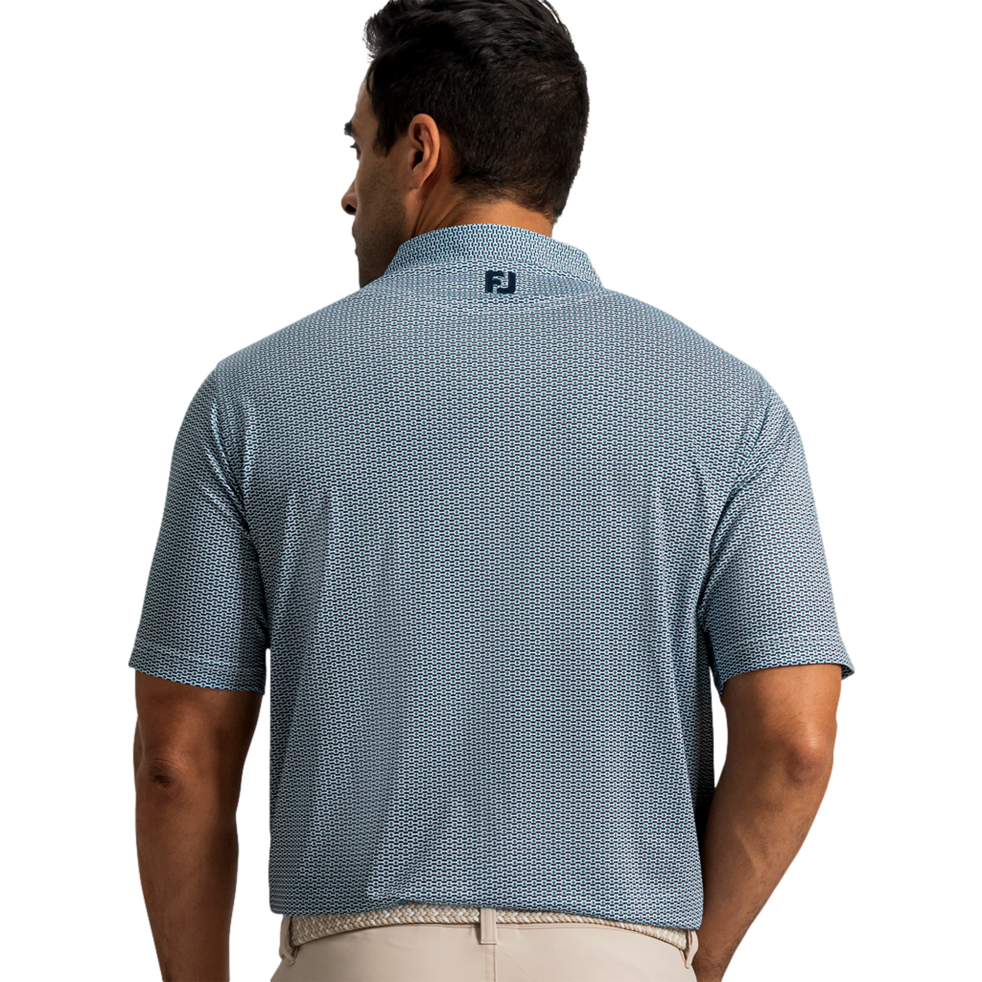 Nautical Flag Lisle Men's Golf Polo Shirt