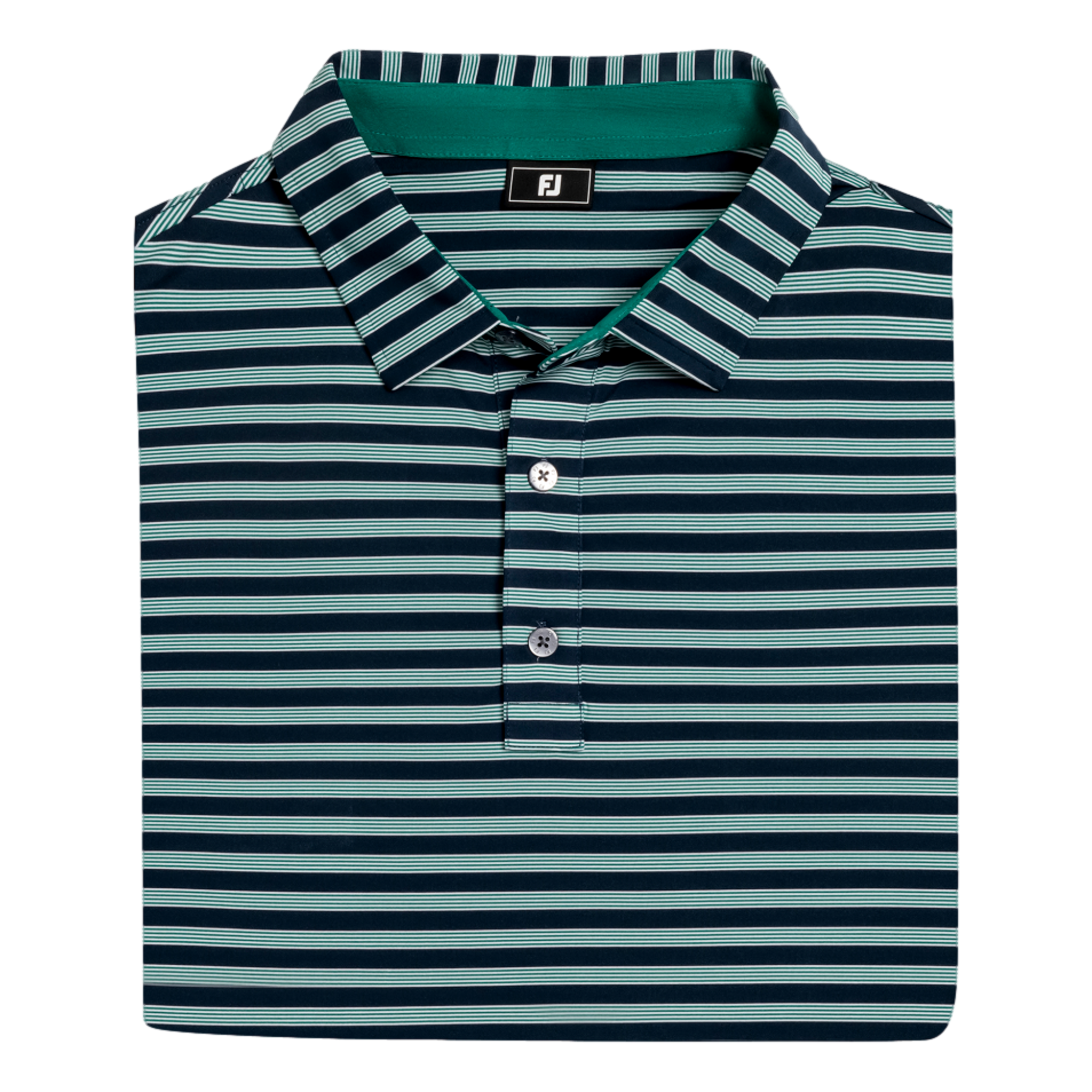 Pinstripe Lisle Men's Golf Polo Shirt