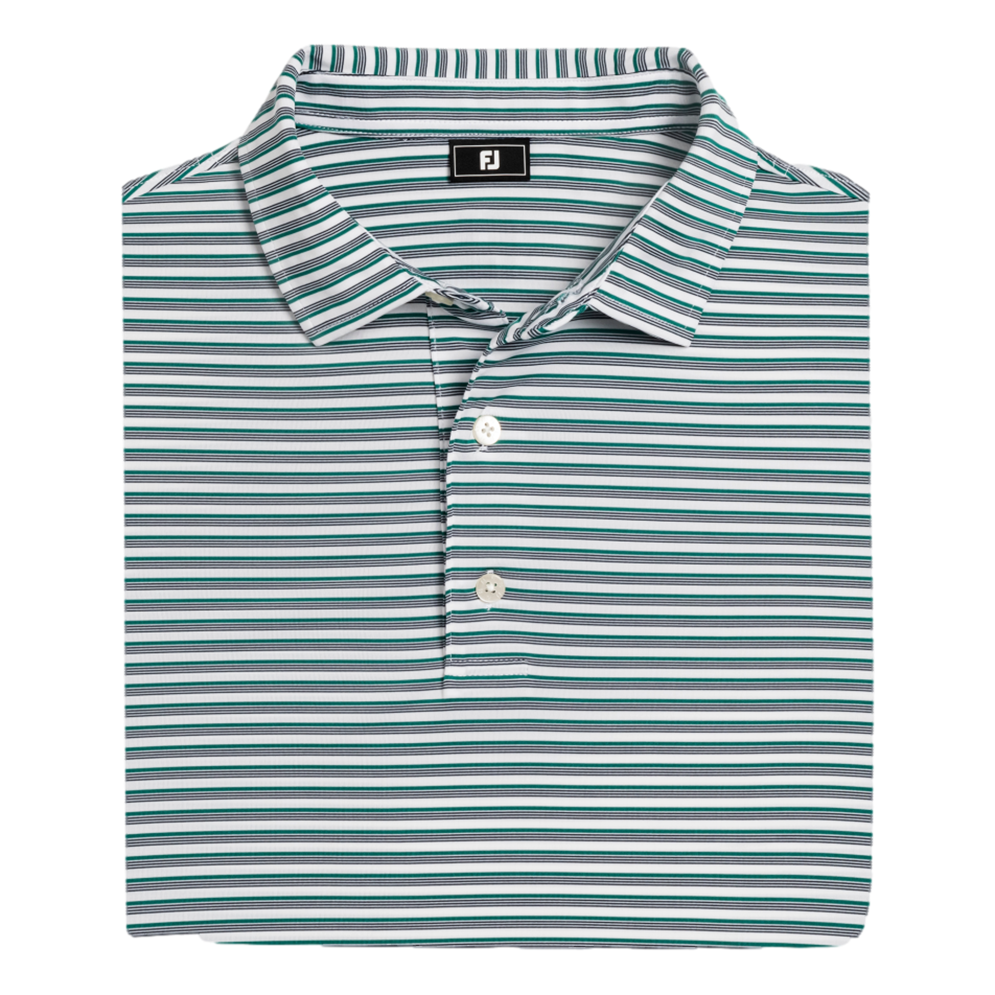 Shadow Stripe Lisle Men's Golf Polo Shirt