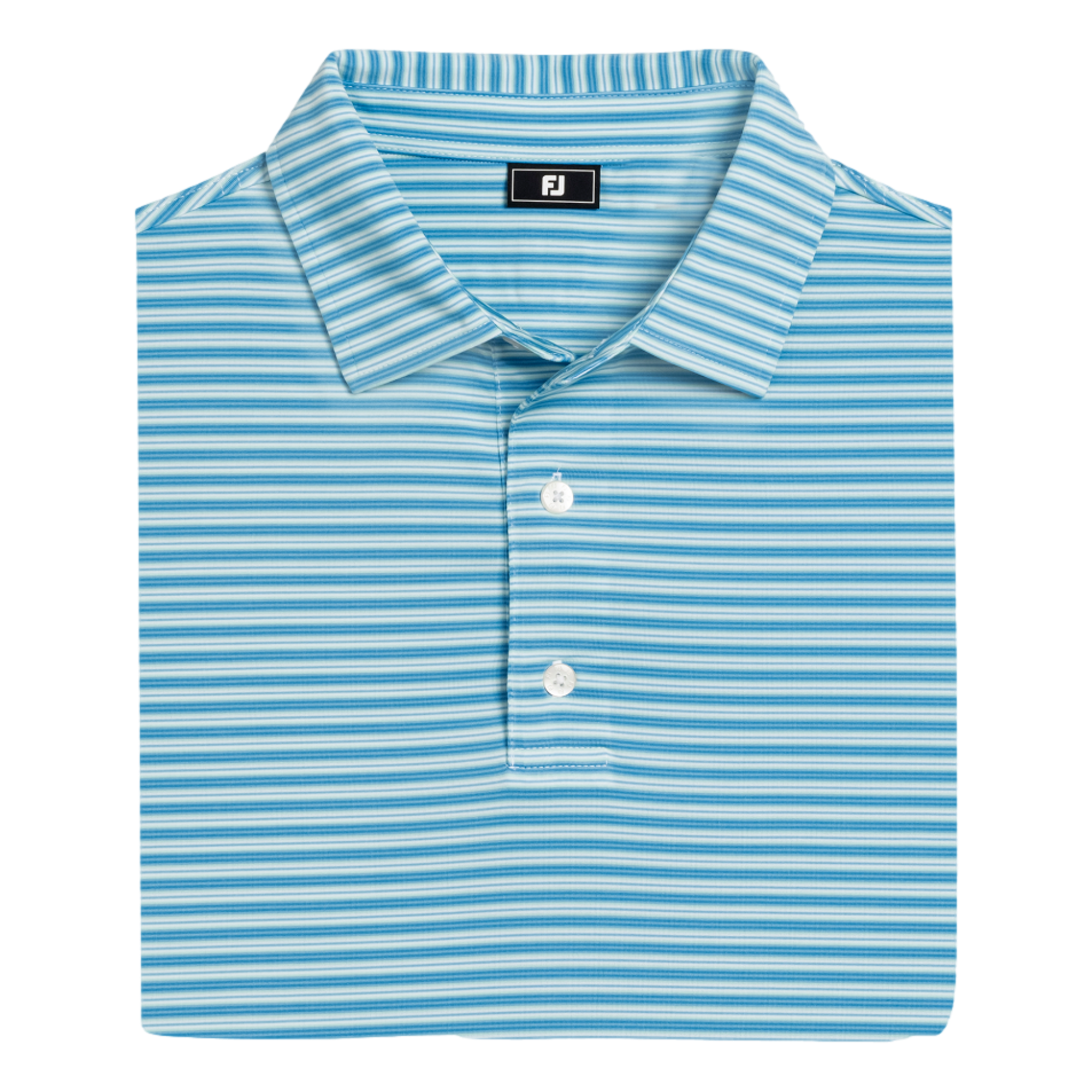 Horizon Stripe Lisle Men's Golf Polo Shirt