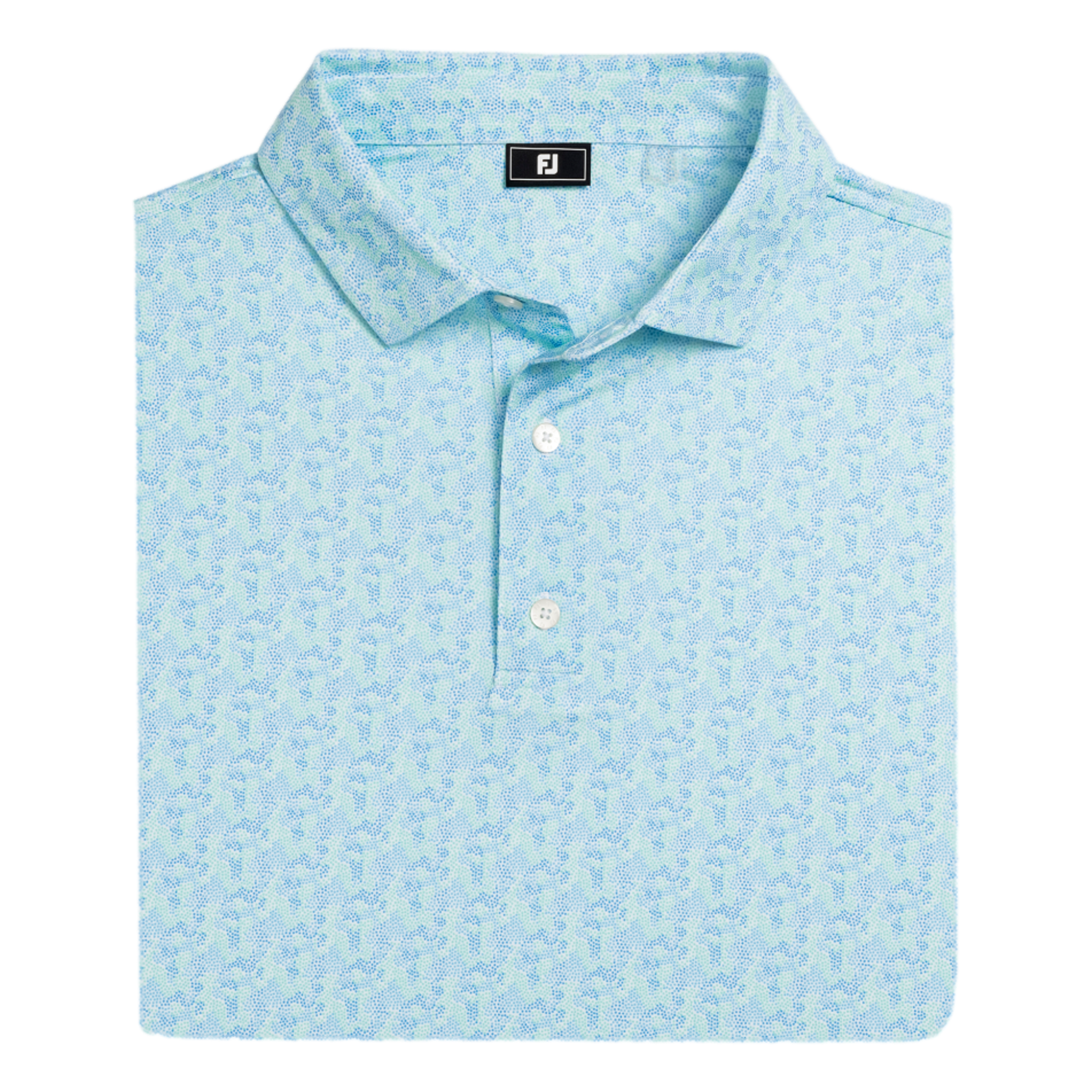 Dot Terrain Lisle Men's Golf Polo Shirt