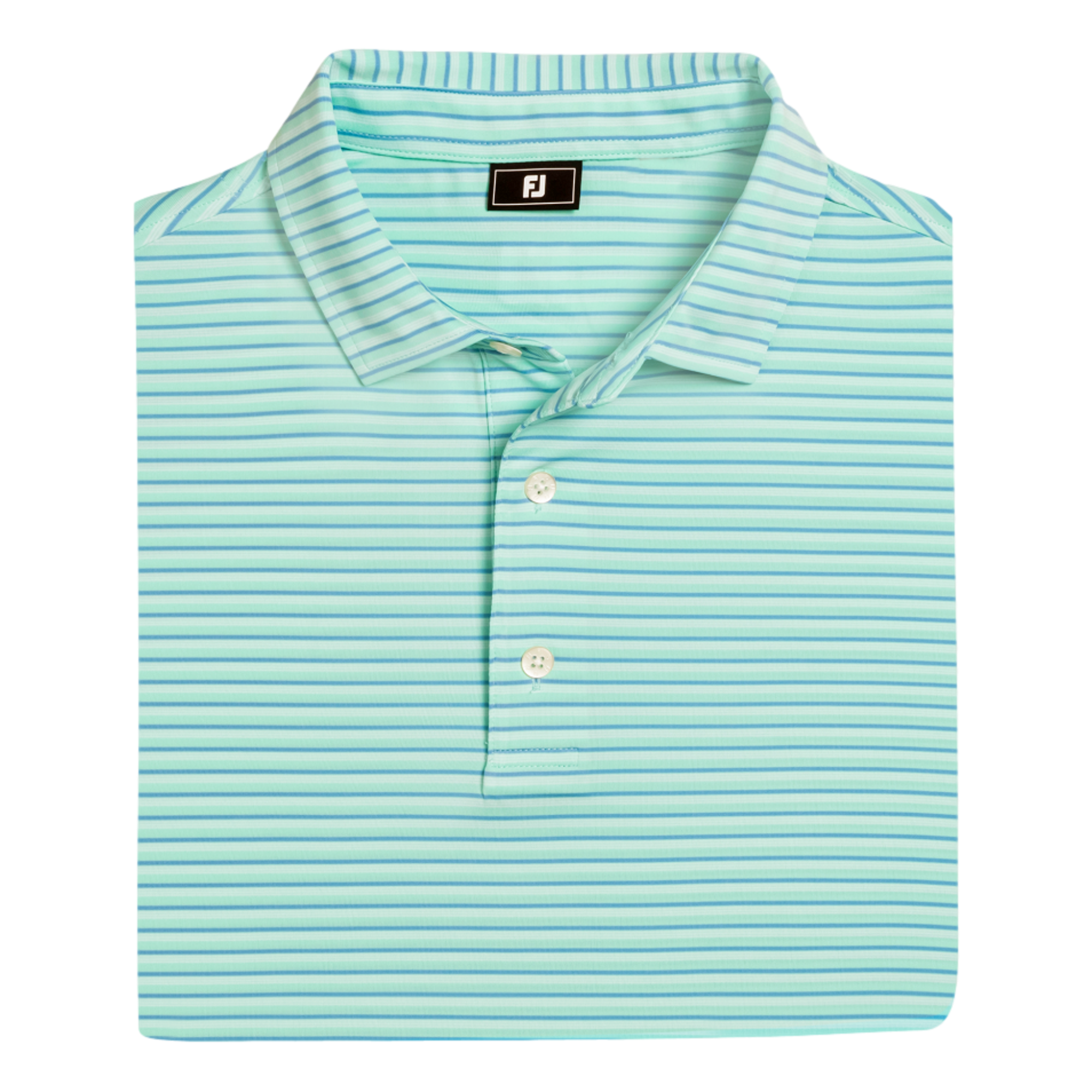 Shadow Stripe Lisle Men's Golf Polo Shirt