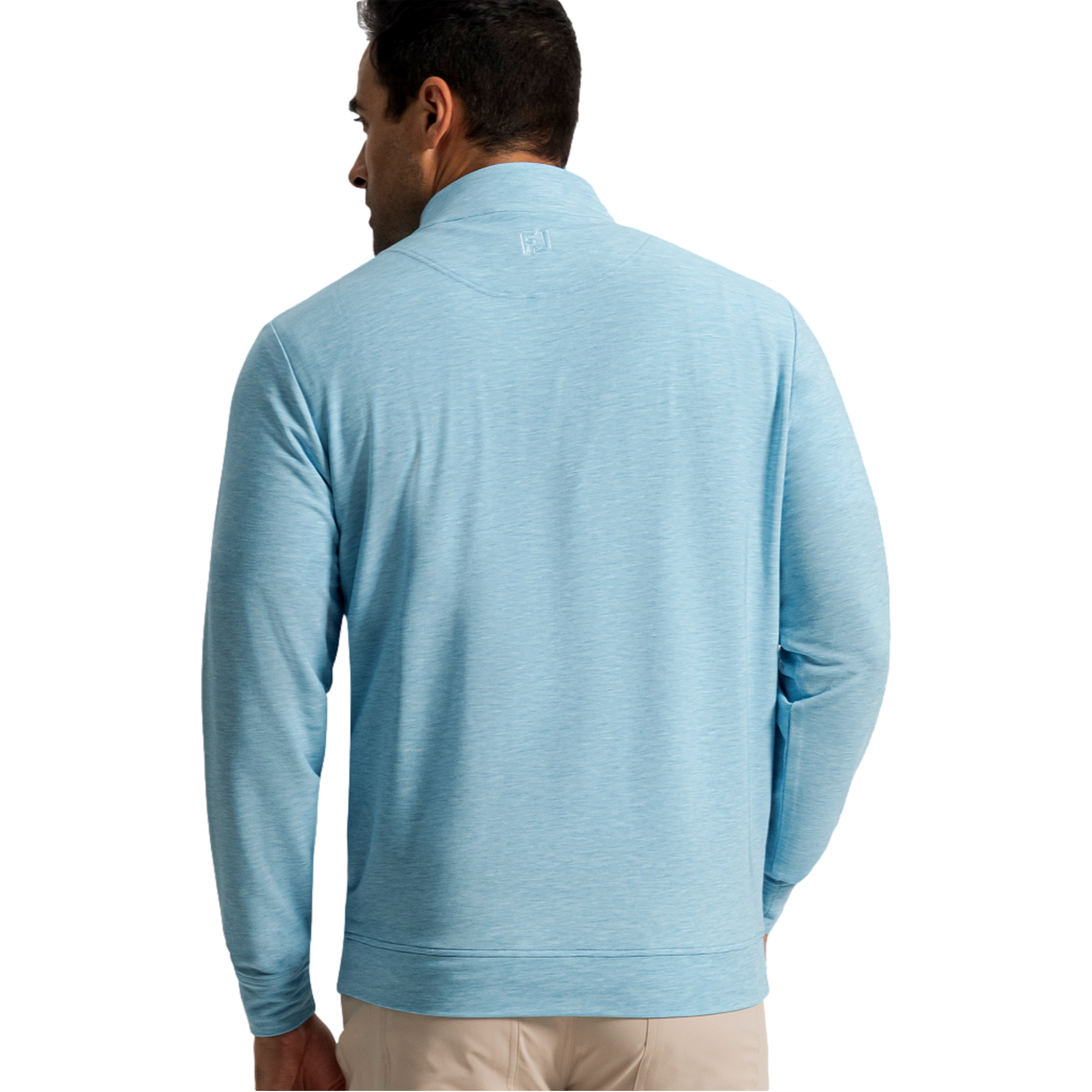 Hidden Placket Men's Golf Quarter Zip