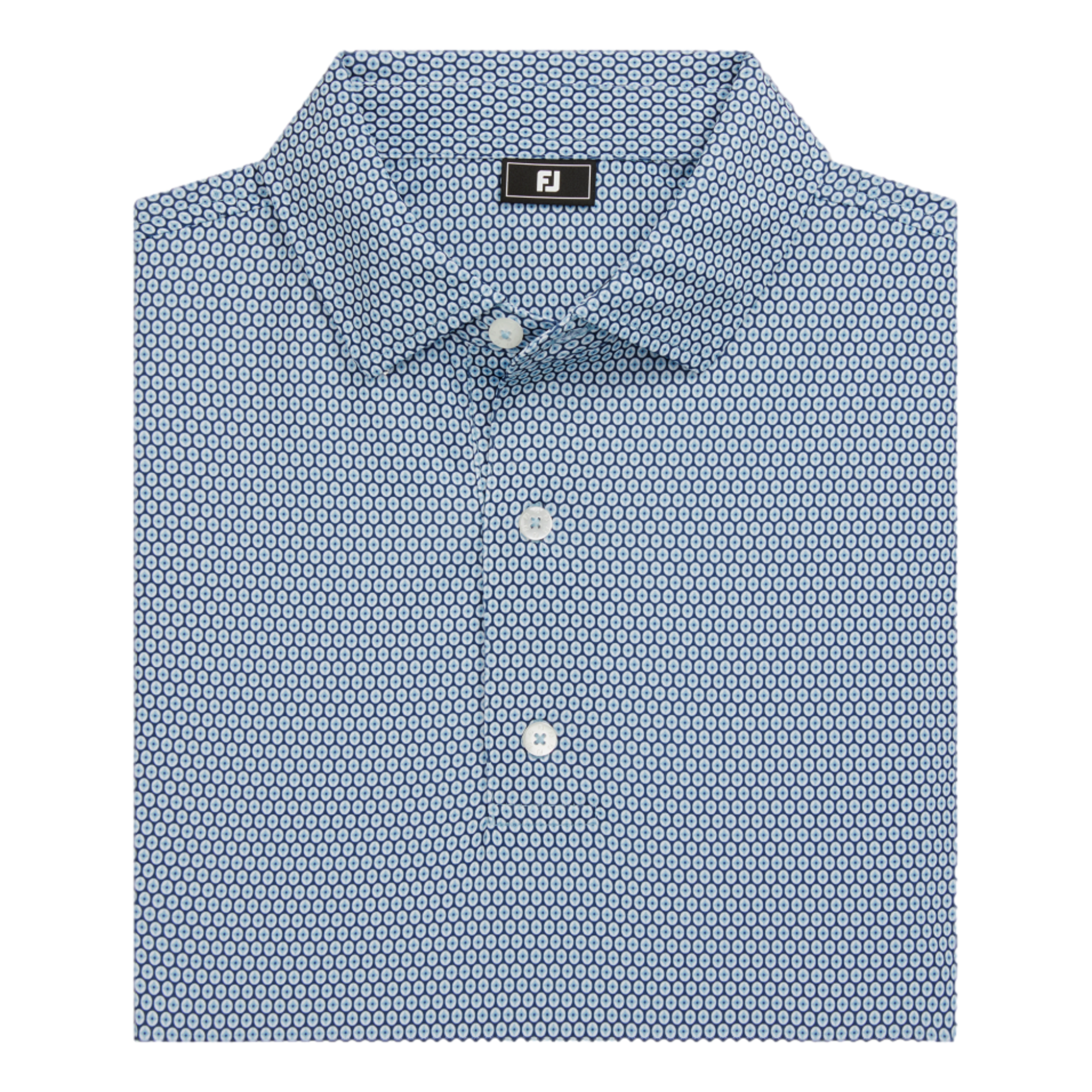 Stellar Print Men's Short Sleeve Golf Polo Shirt