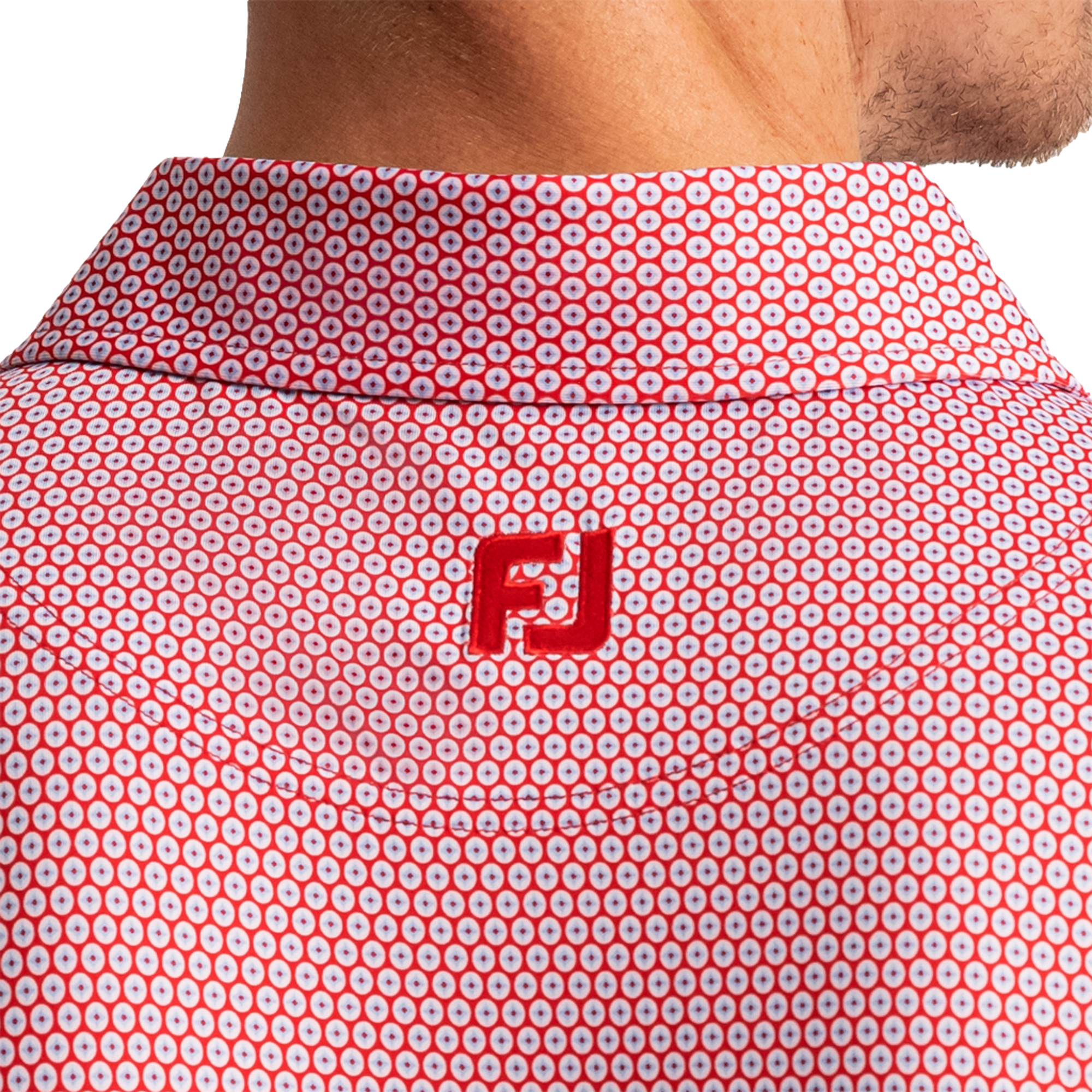 Stellar Print Men's Short Sleeve Golf Polo Shirt