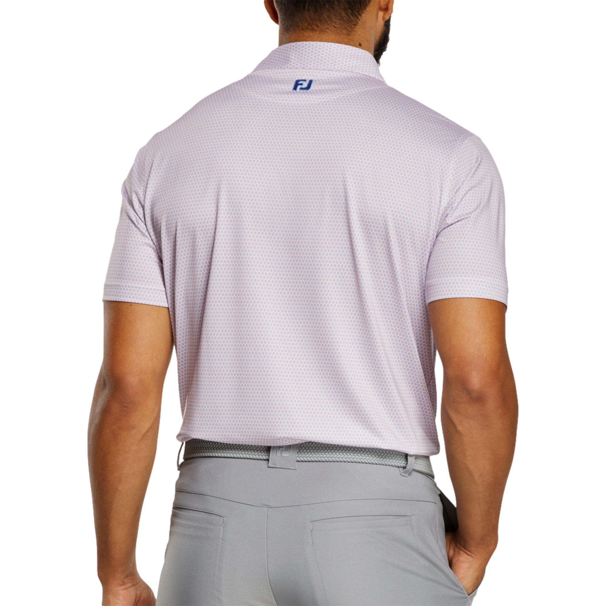 Stellar Print Men's Short Sleeve Golf Polo Shirt