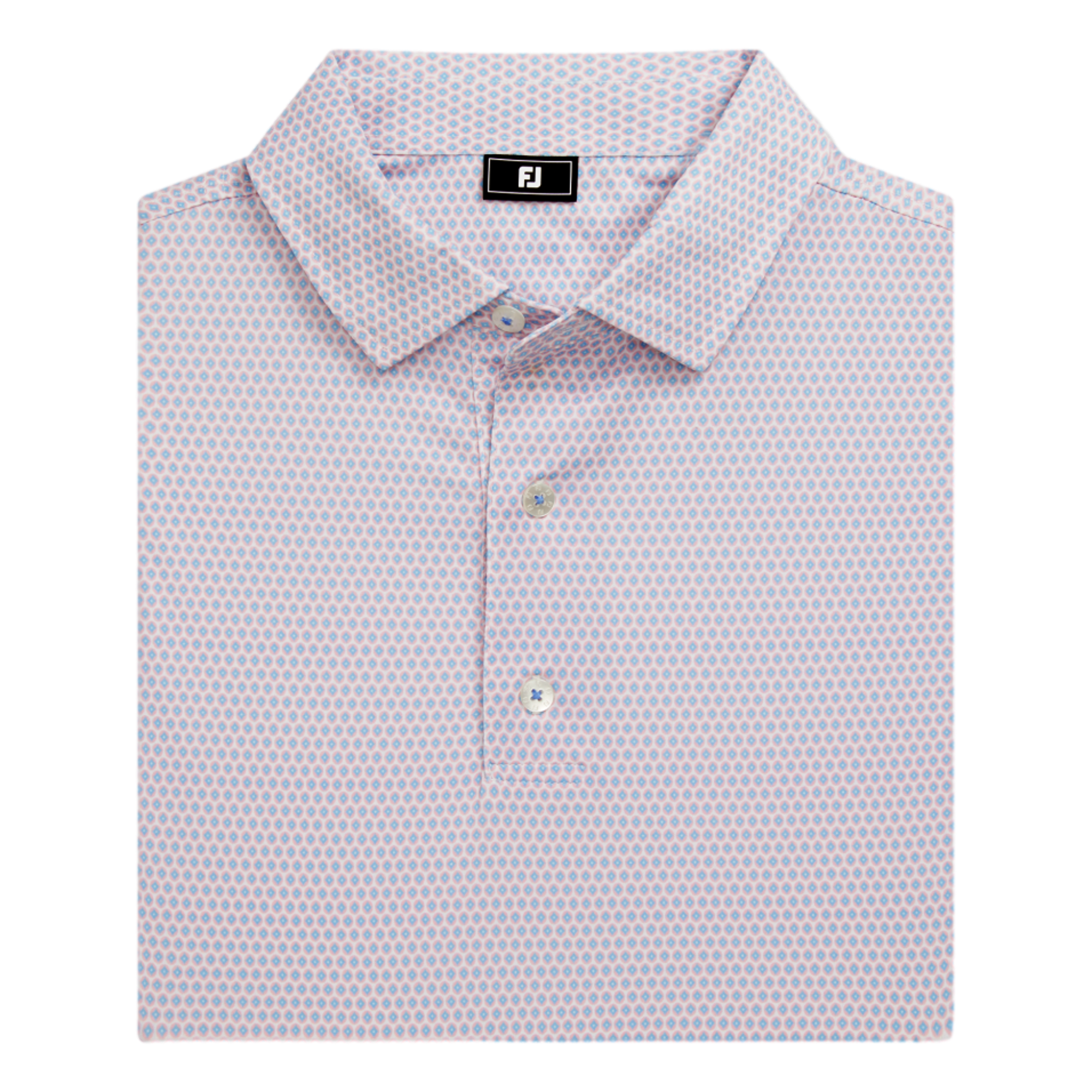 Stellar Print Men's Short Sleeve Golf Polo Shirt