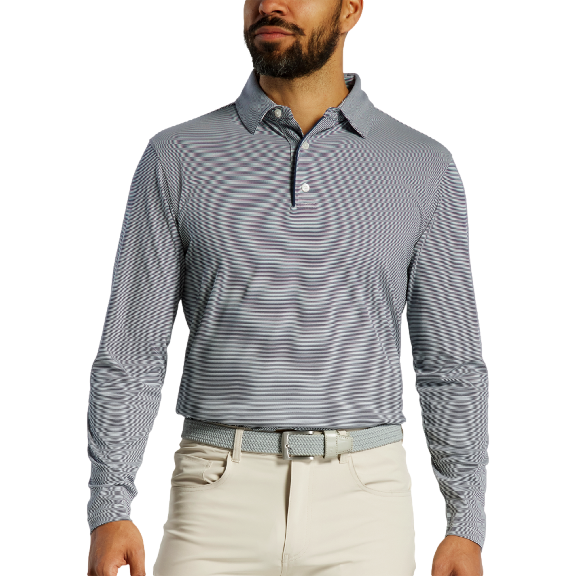 Sun Protection Men's Long Sleeve Golf Shirt