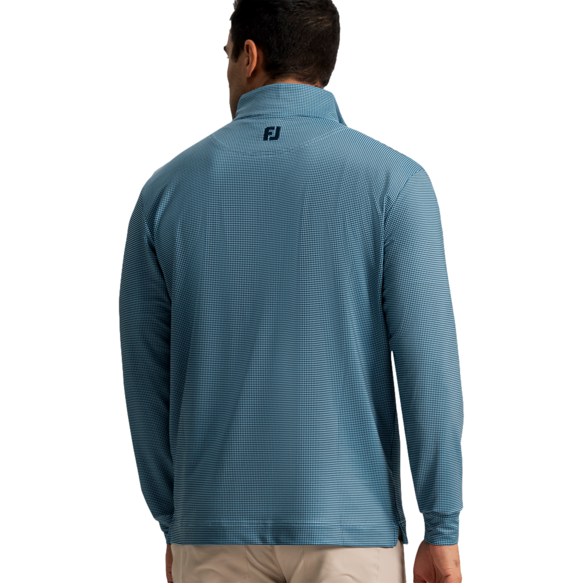 Houndstooth Geo Print Men's Golf Quarter Zip | PGA TOUR Superstore