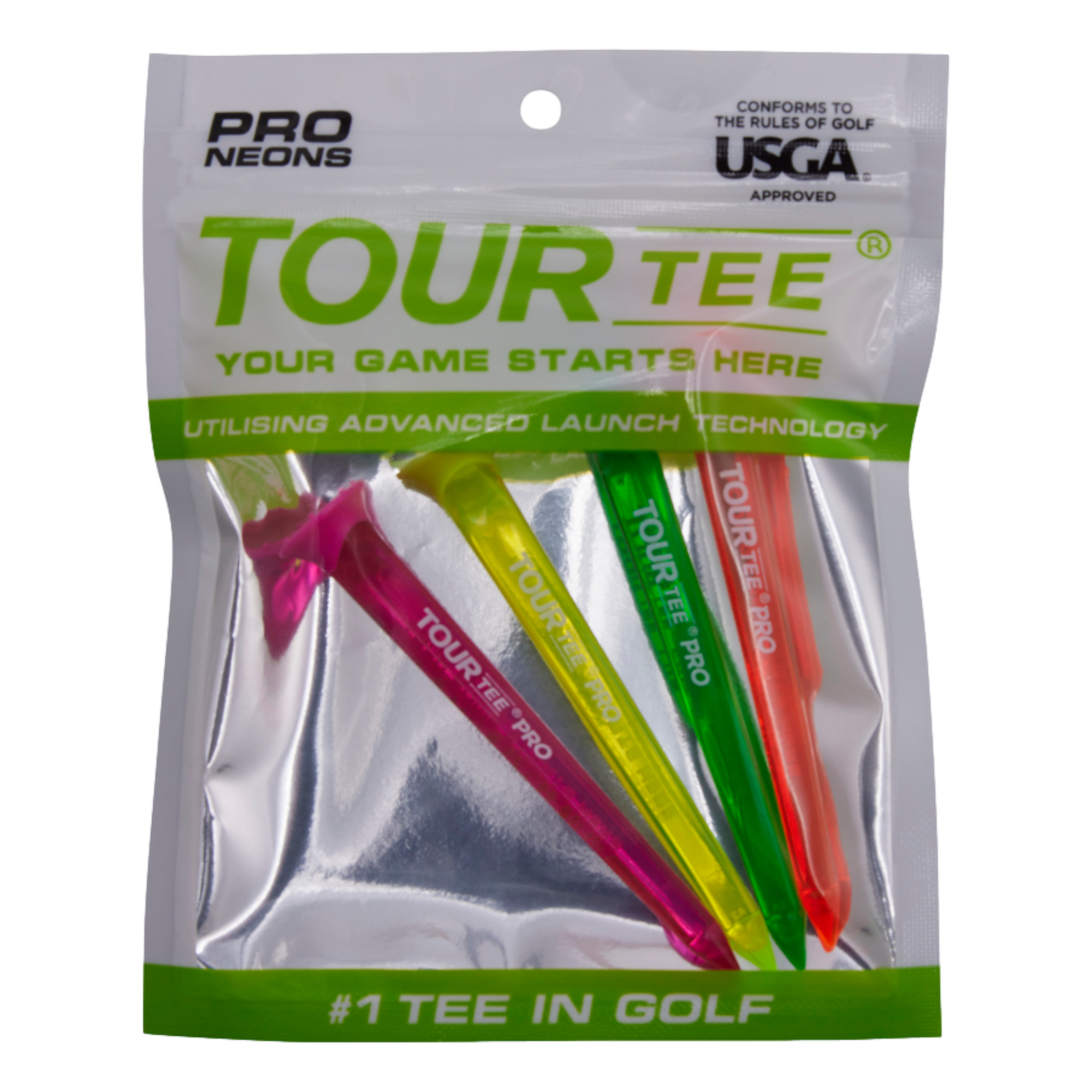 Neon Tour Golf Tee Pro Pack