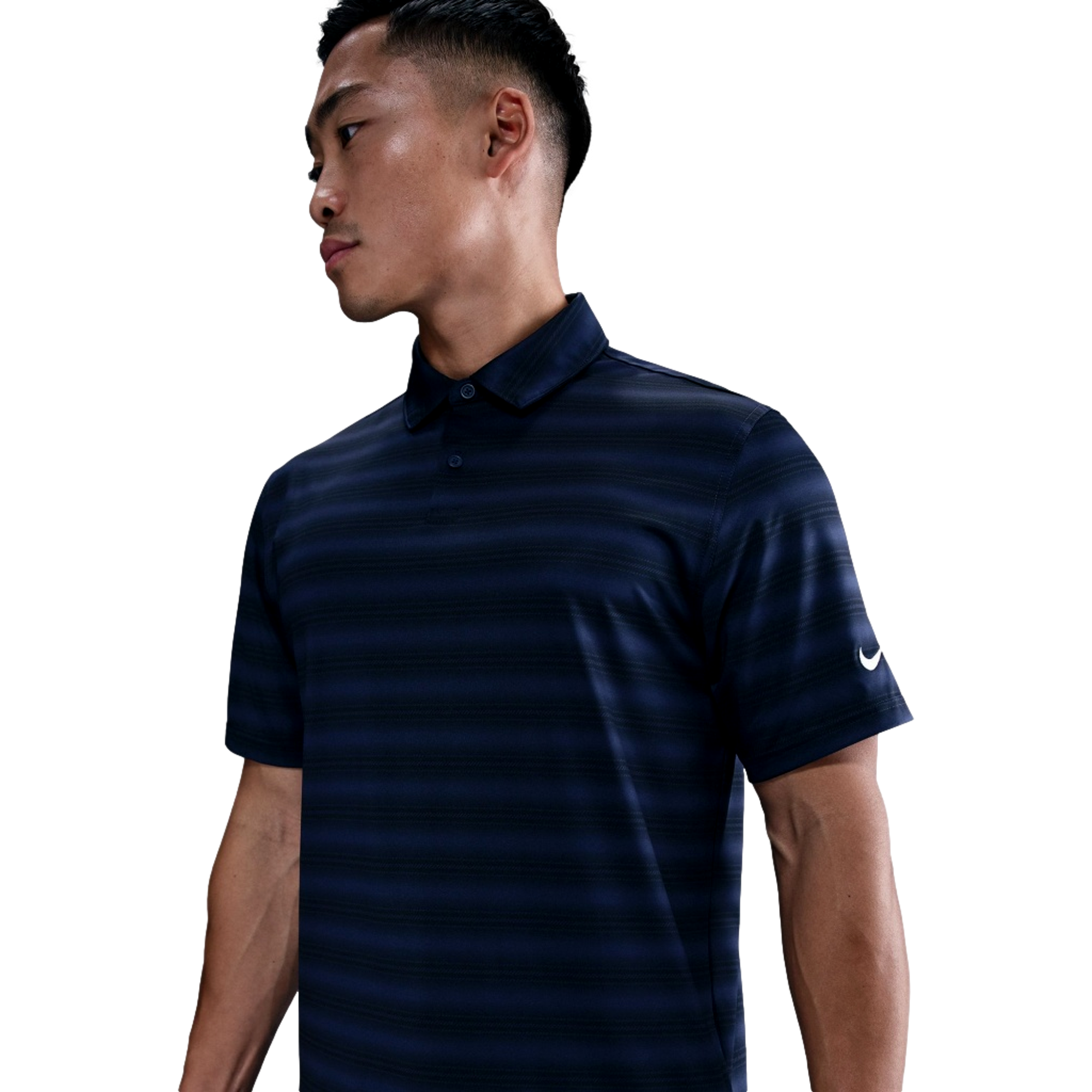 Dri-Fit Men's Good Striped Golf Polo Shirt