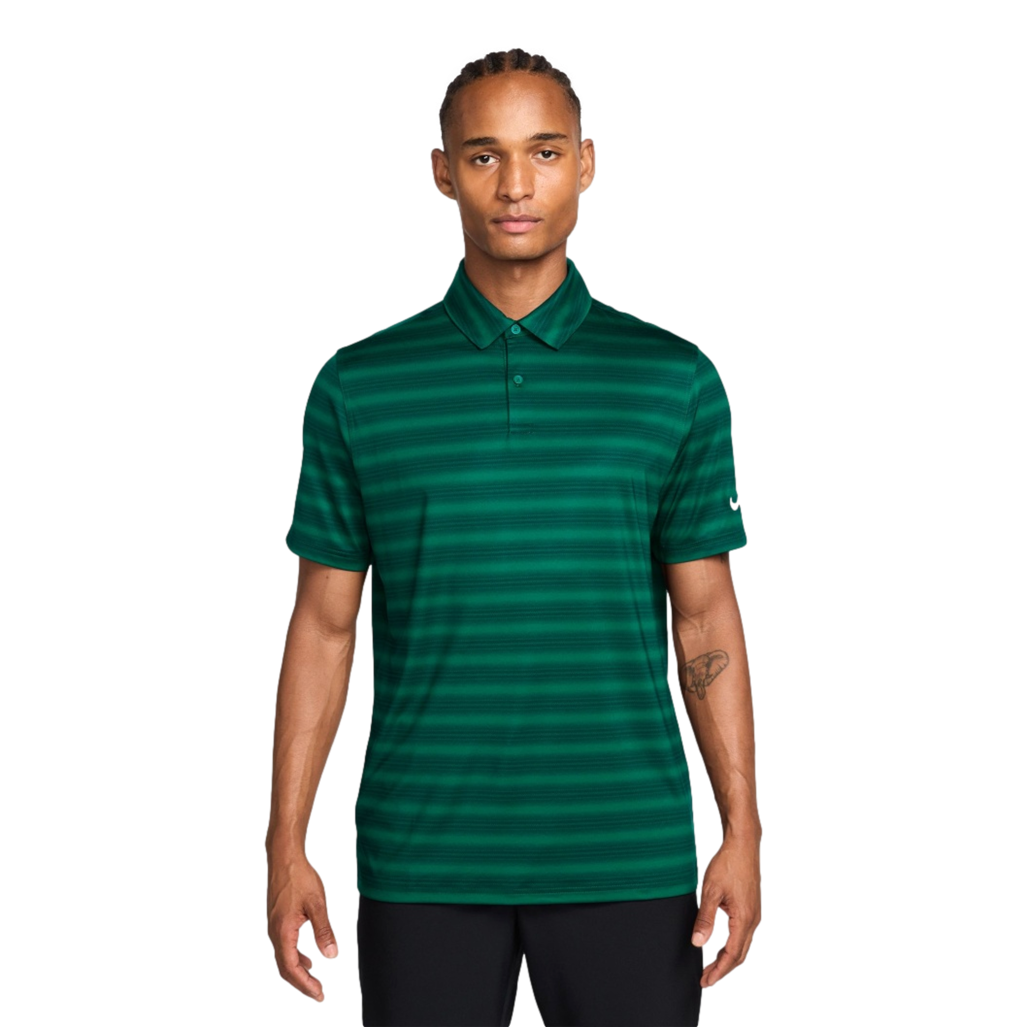 Dri-Fit Men's Good Striped Golf Polo Shirt