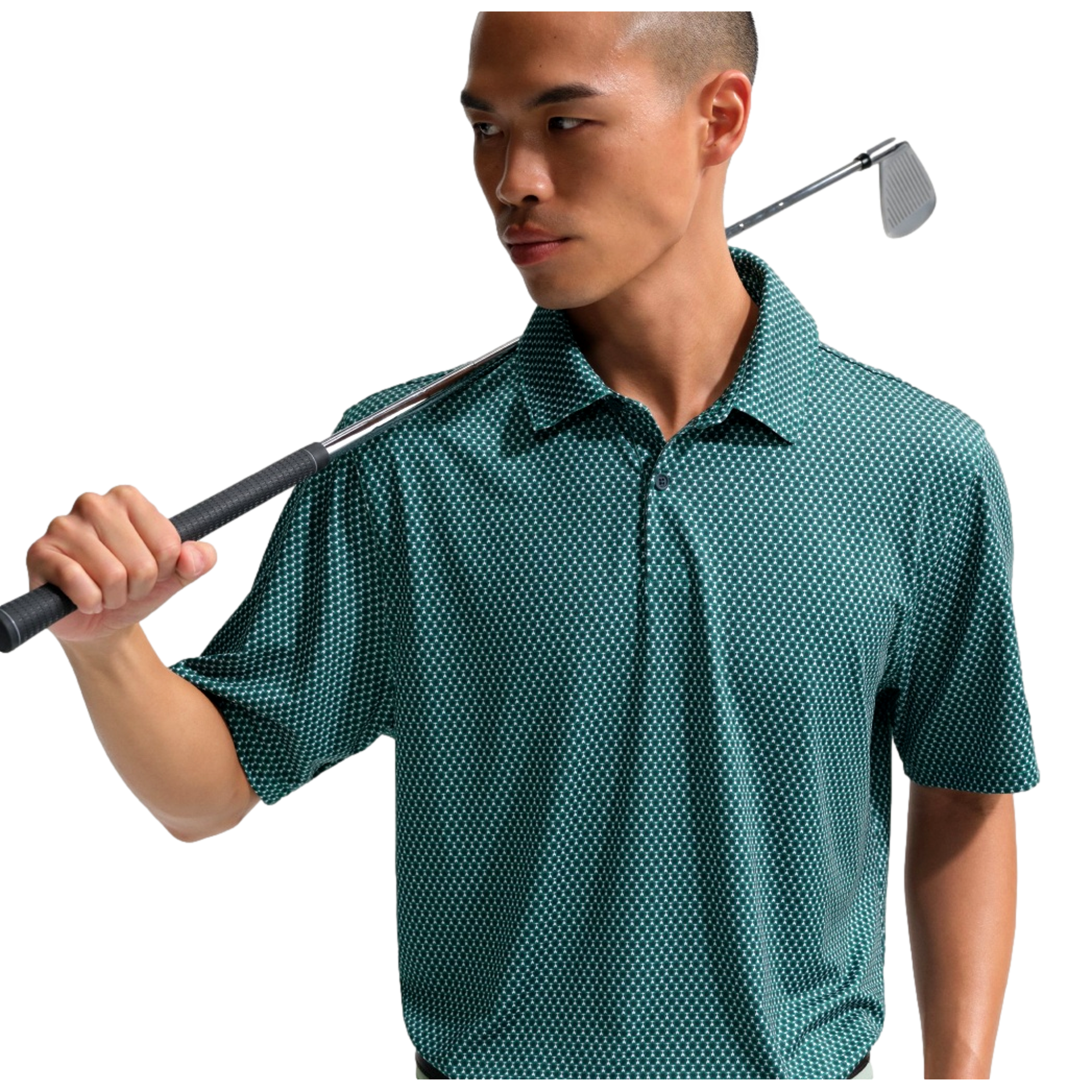 Dri-Fit Men's Good Floral Golf Polo Shirt