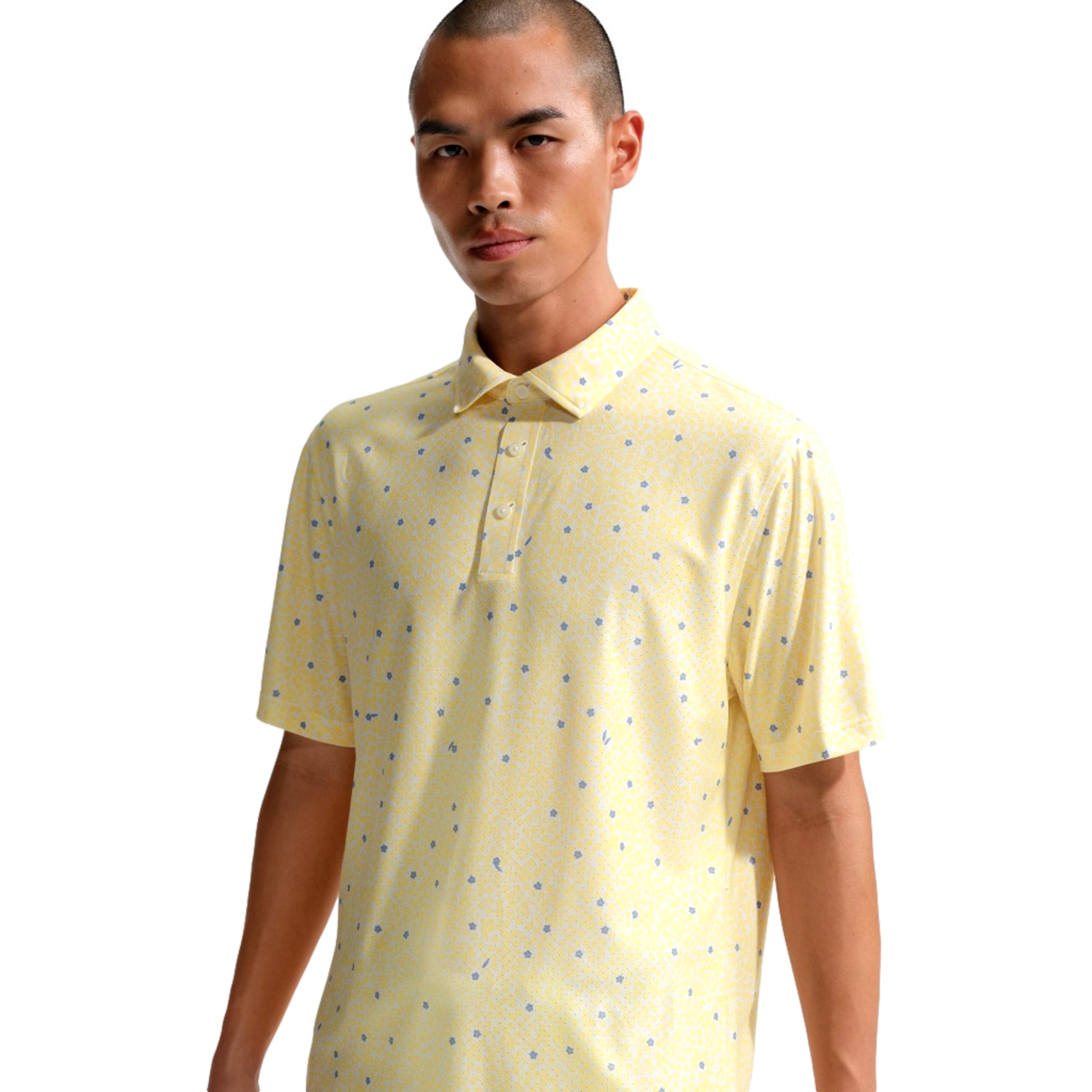 Dri-Fit Men's Floral Golf Polo Shirt