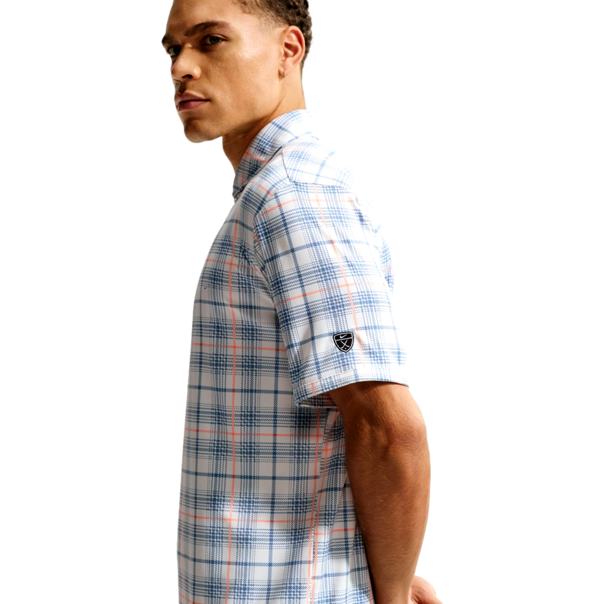 Dri-Fit Iconic Tartan Plaid Men's Golf Polo Shirt